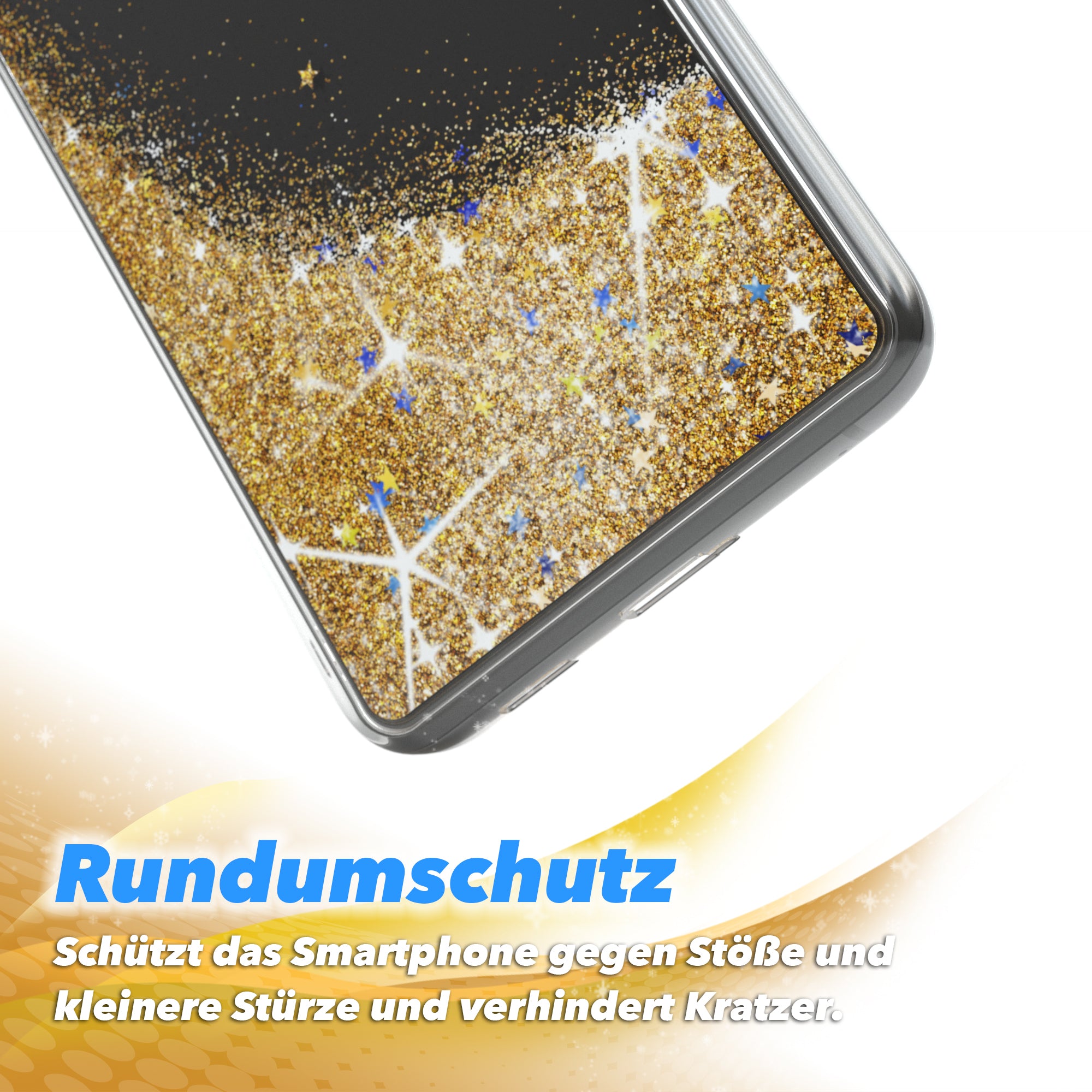 Galaxy S21 Plus 5G Glitzerhülle