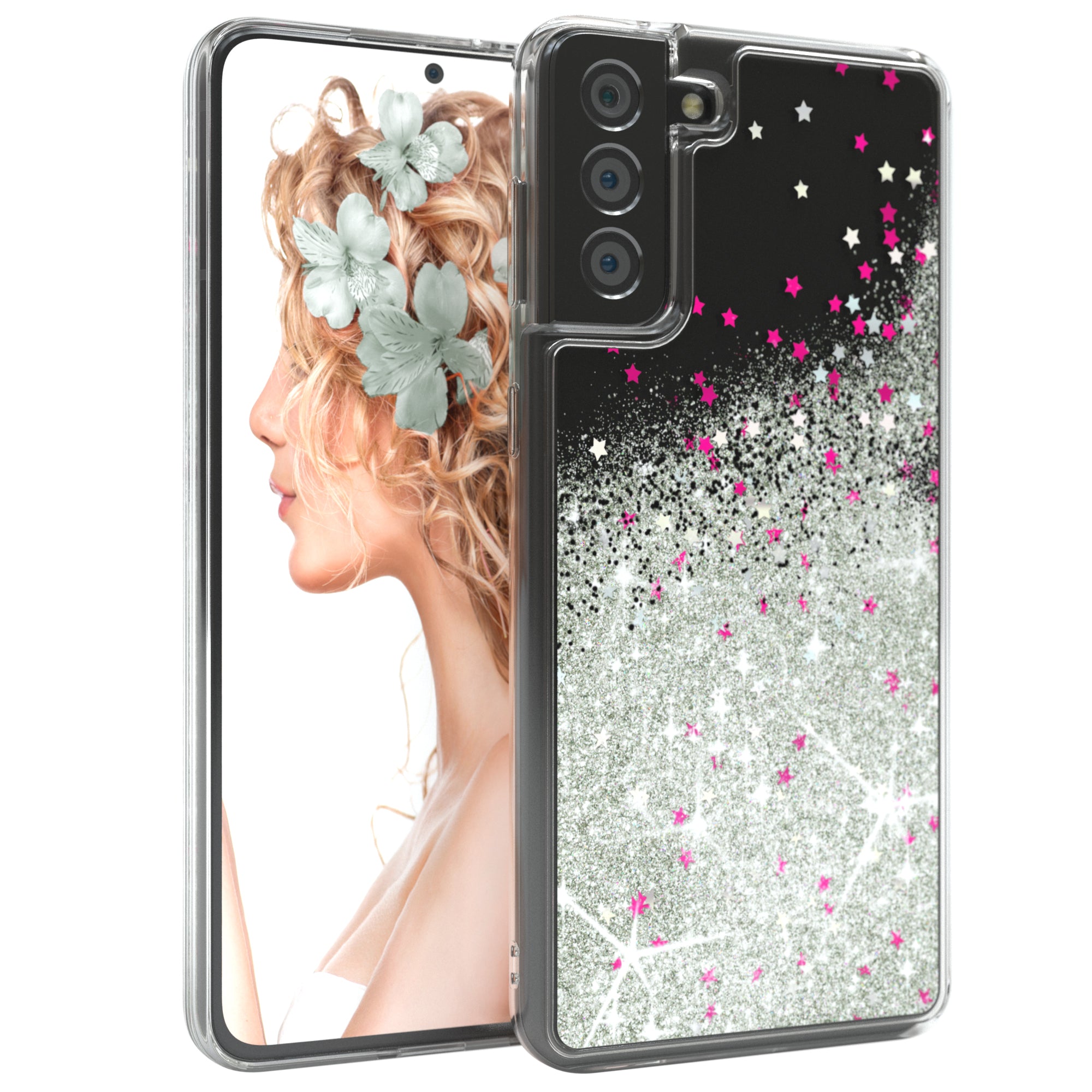 Galaxy S21 Plus 5G Glitzerhülle