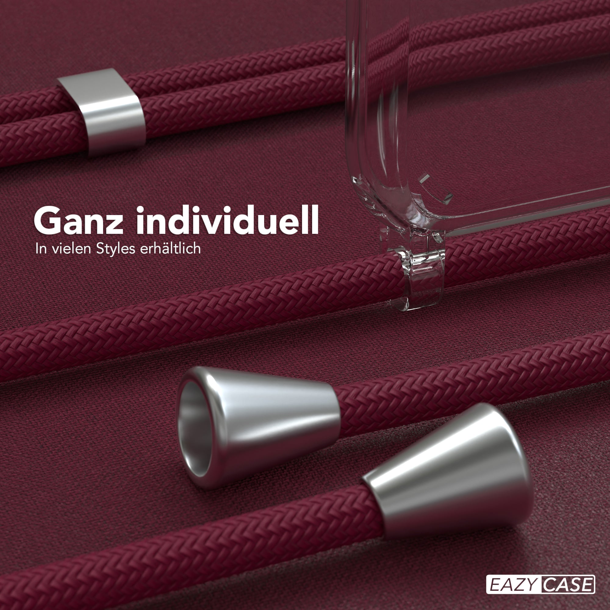 Galaxy S21 Plus 5G transparente Hülle + Kordel