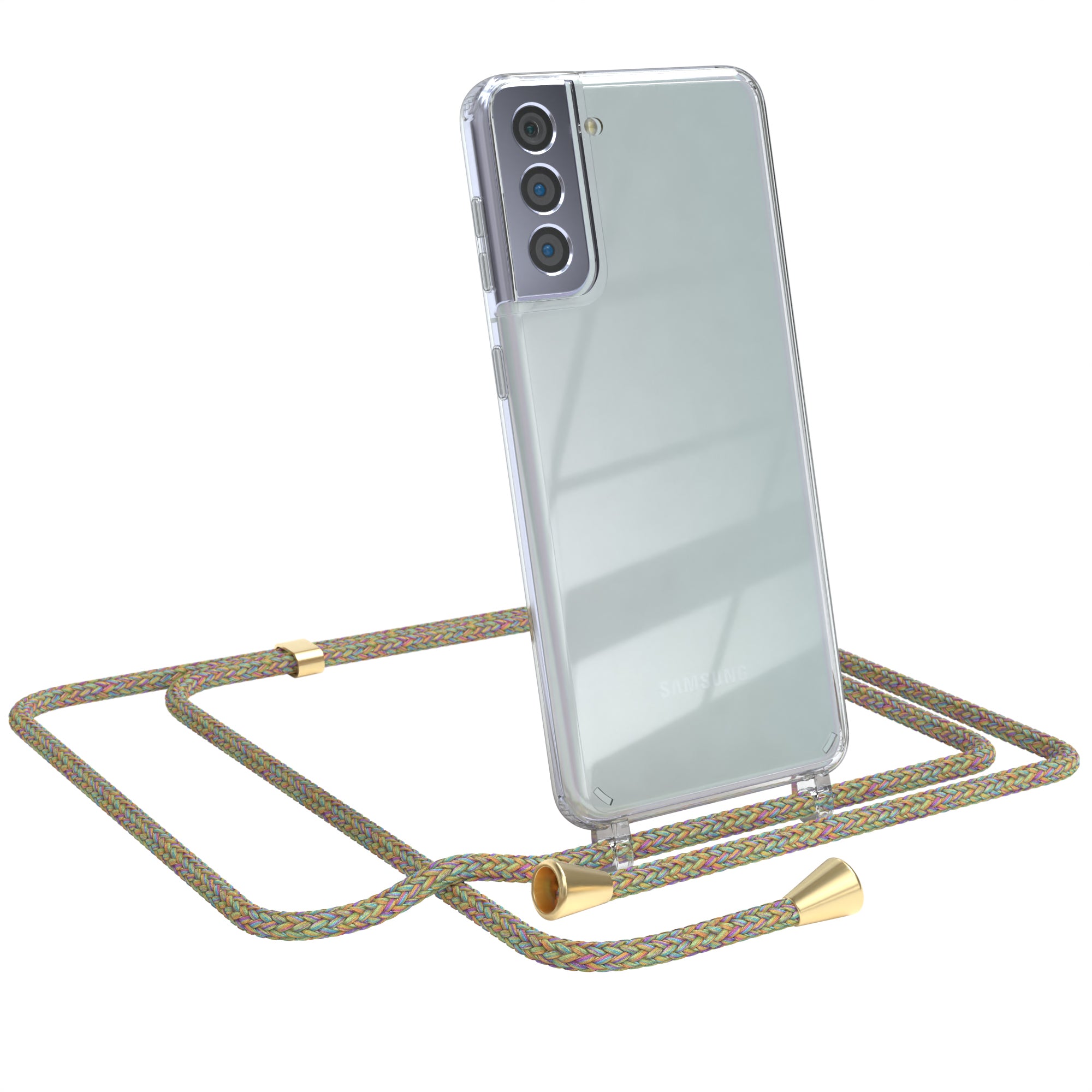 Galaxy S21 Plus 5G transparente Hülle + Kordel