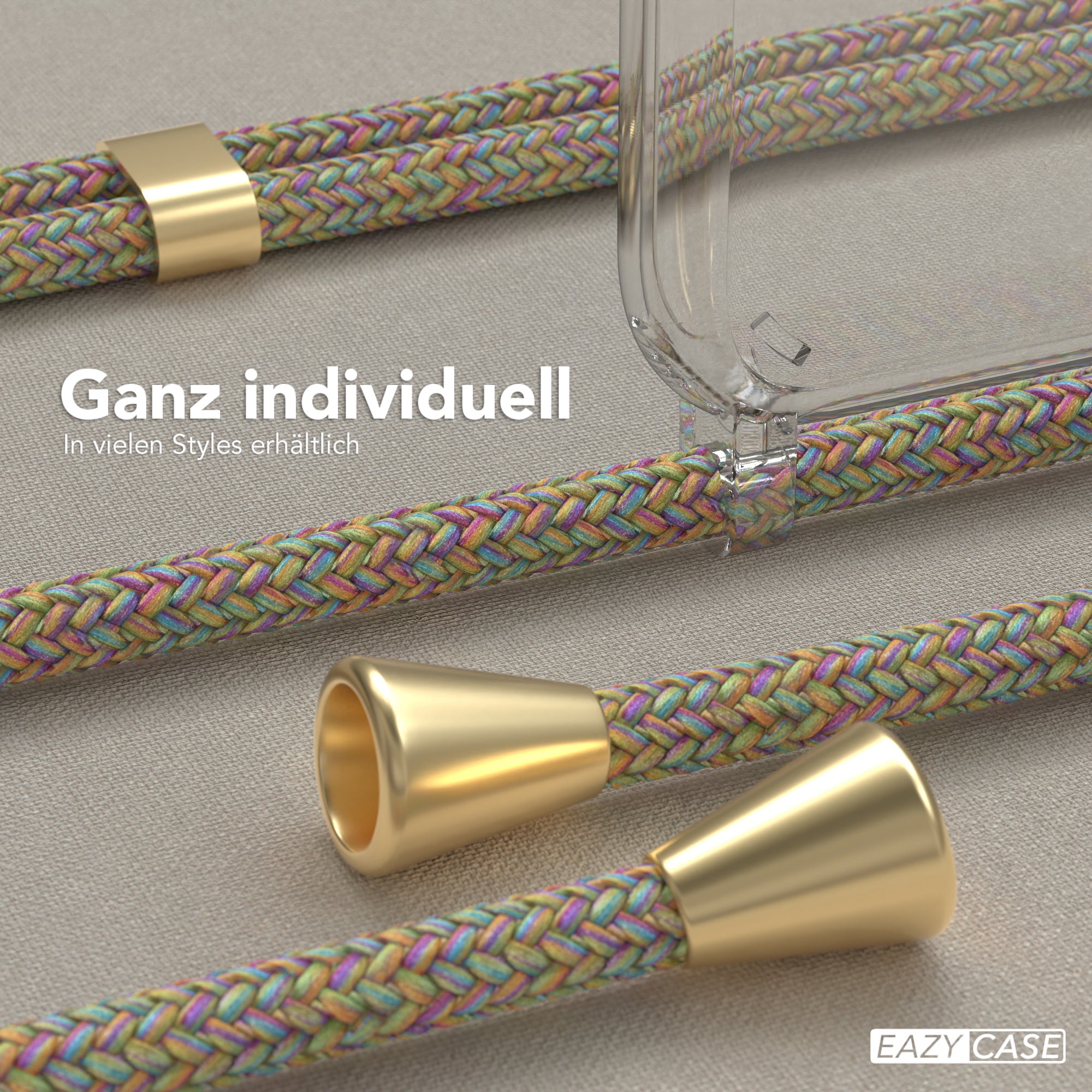 Galaxy S21 Plus 5G transparente Hülle + Kordel