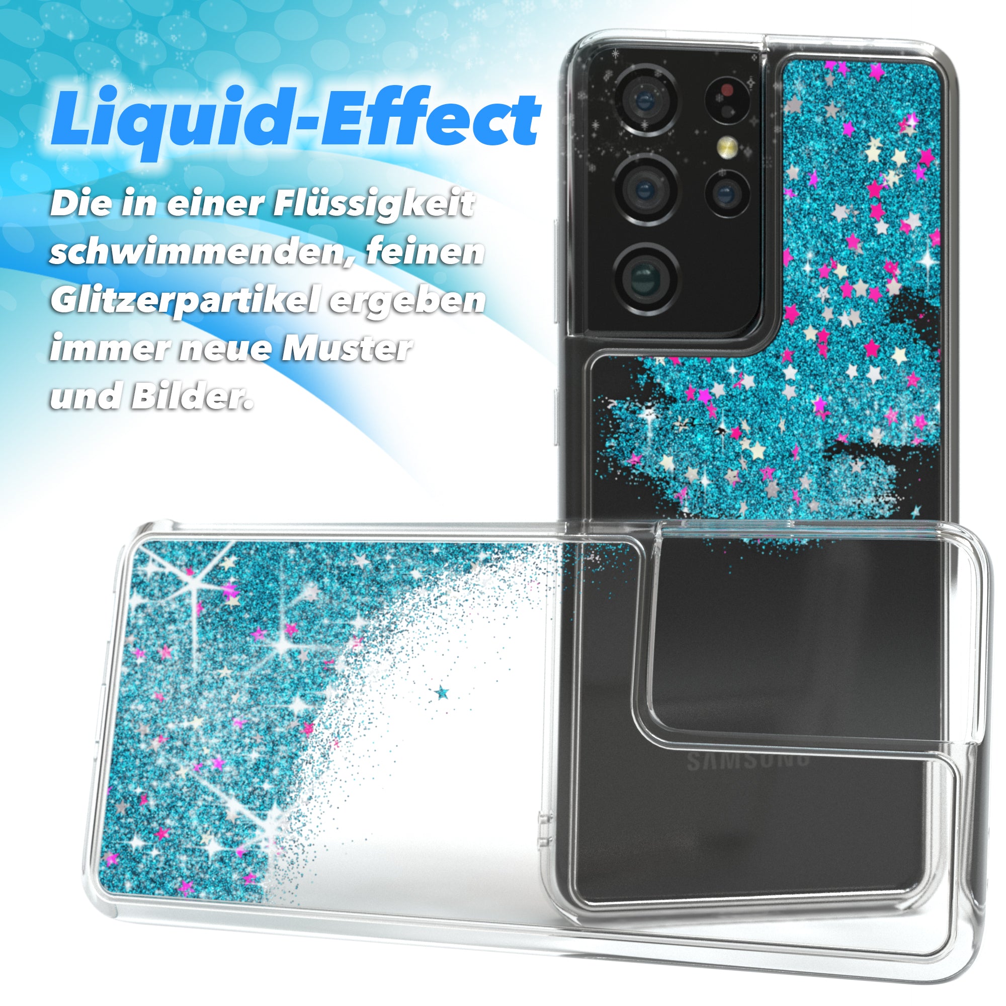 Galaxy S21 Ultra 5G Glitzerhülle