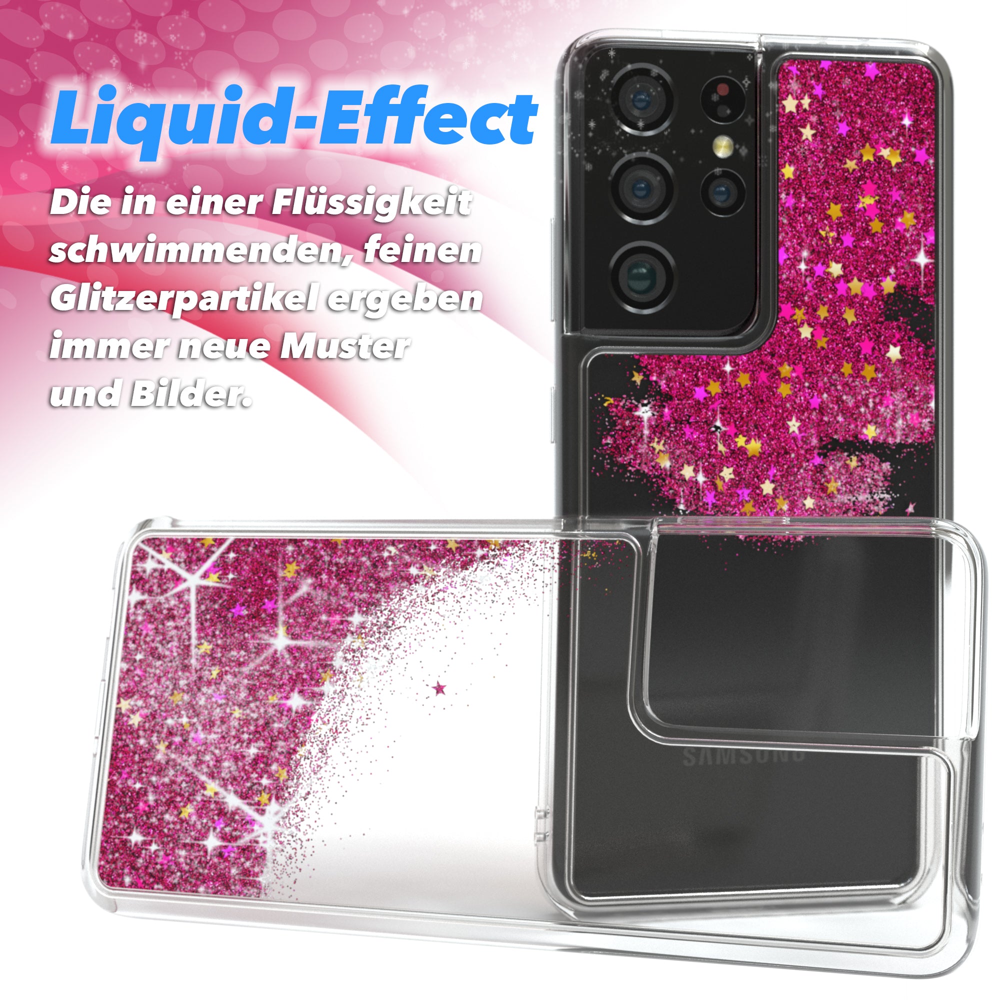 Galaxy S21 Ultra 5G Glitzerhülle