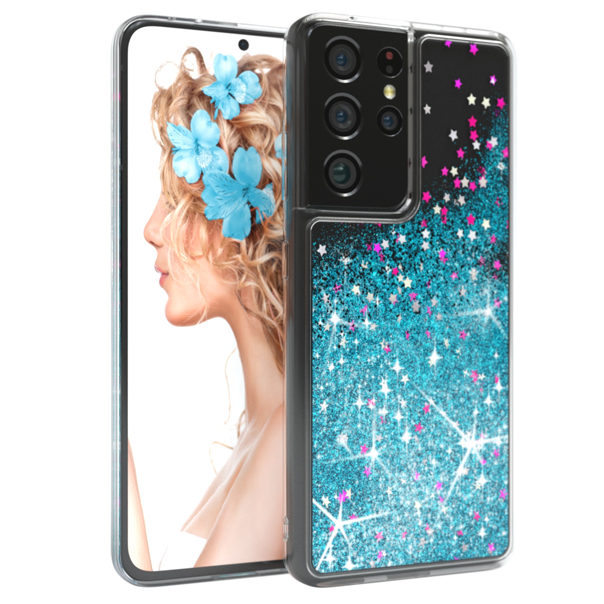 Galaxy S21 Ultra 5G Glitzerhülle
