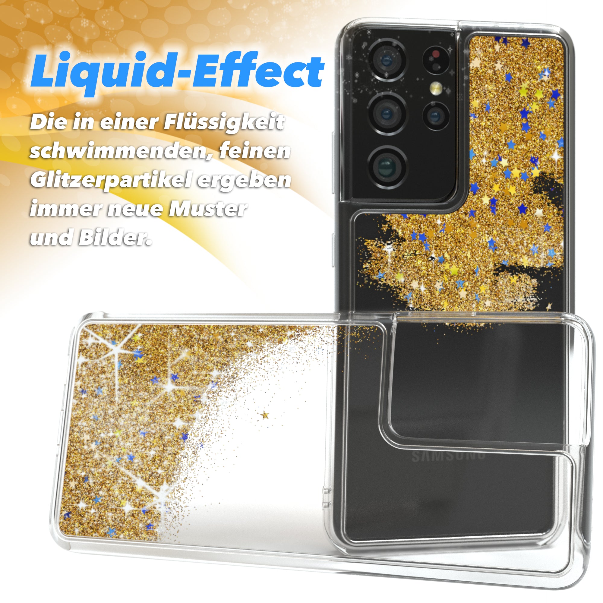 Galaxy S21 Ultra 5G Glitzerhülle