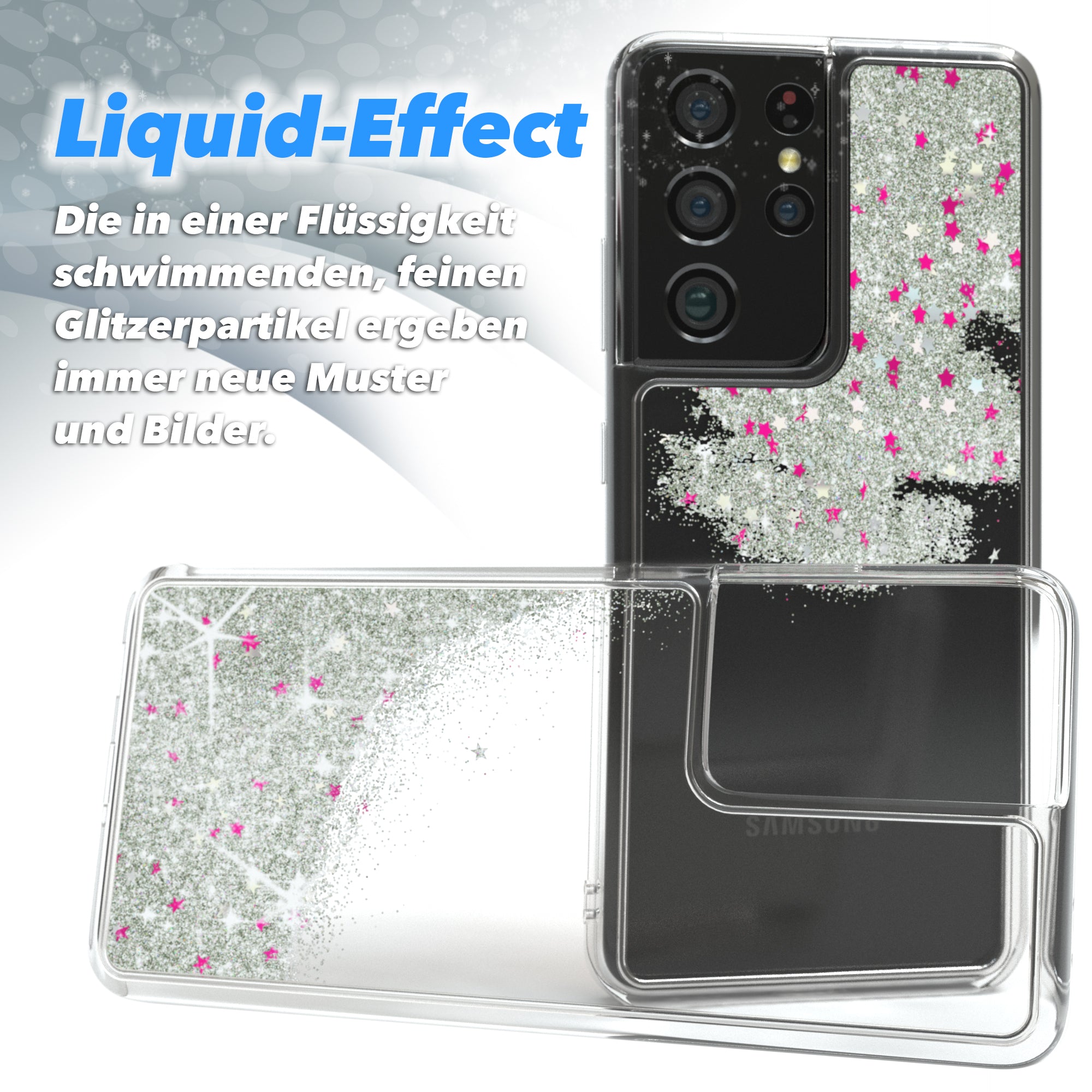 Galaxy S21 Ultra 5G Glitzerhülle
