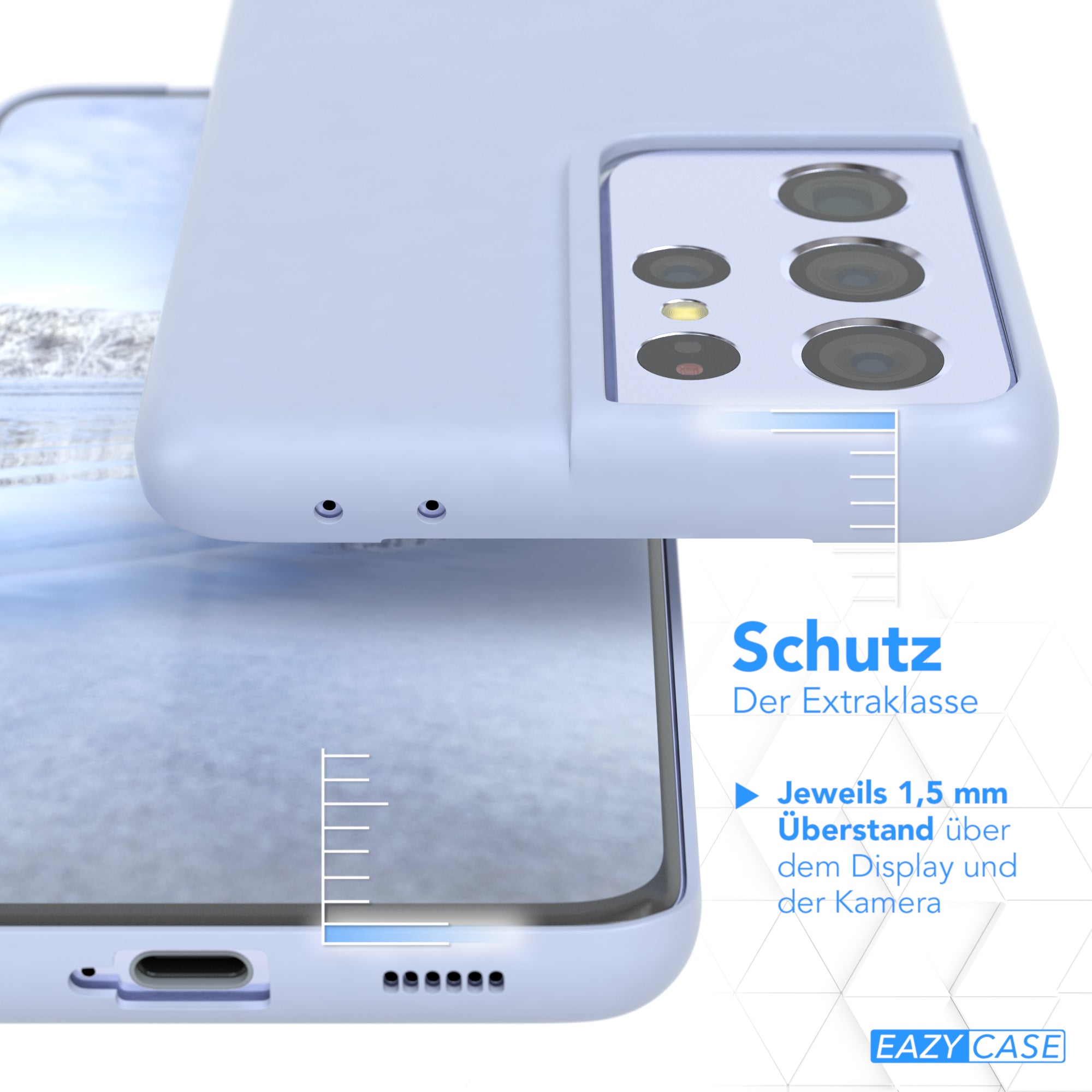 Galaxy S21 Ultra 5G ultradünnes Slimcover aus TPU
