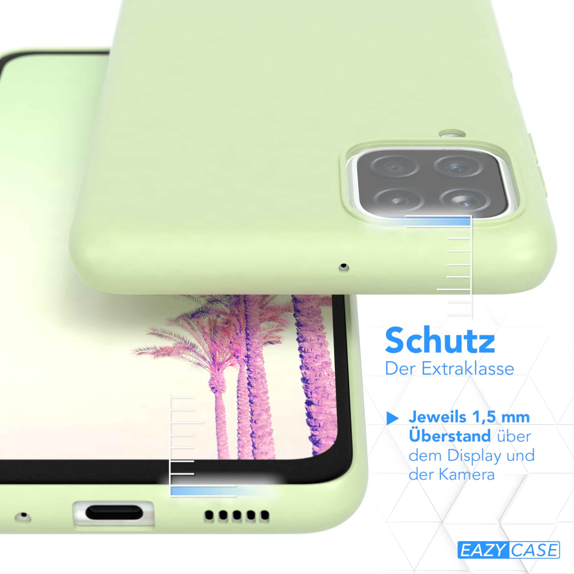 Galaxy A12 ultradünnes Slimcover aus TPU