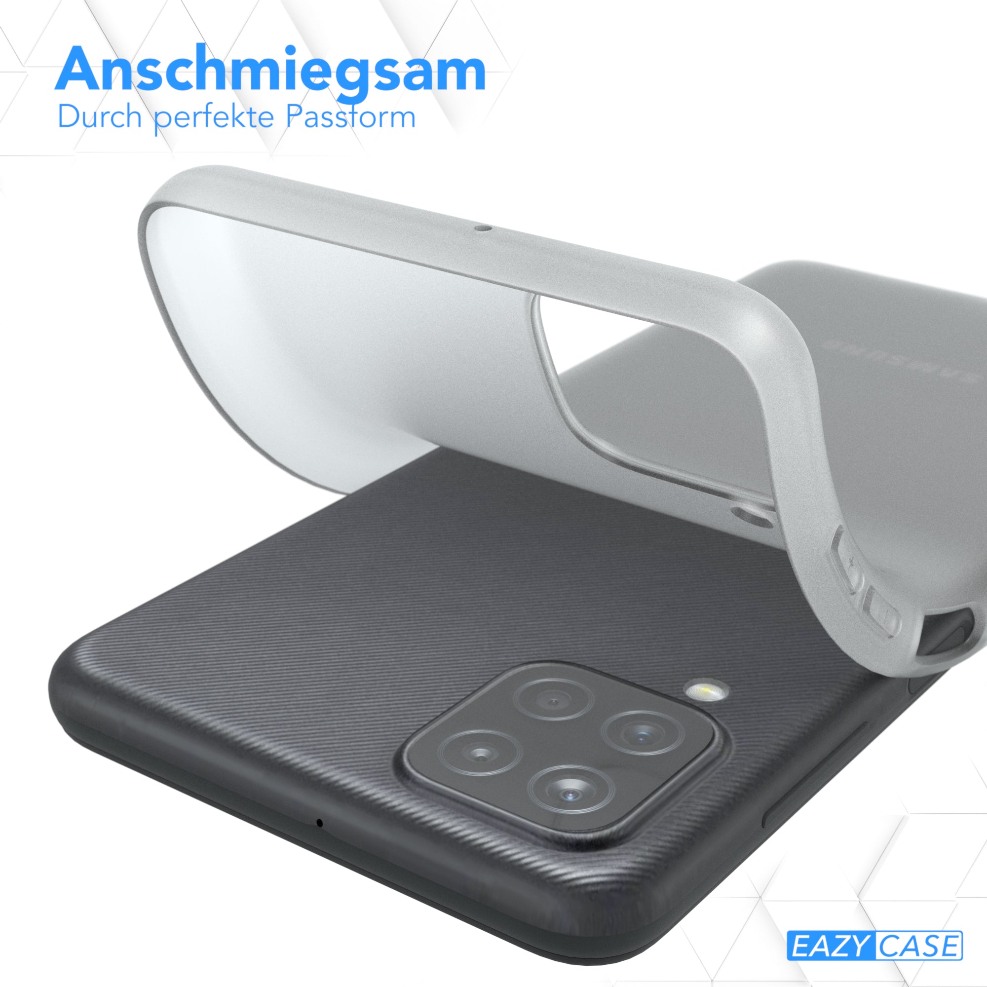 Galaxy A12 ultradünnes Slimcover aus TPU