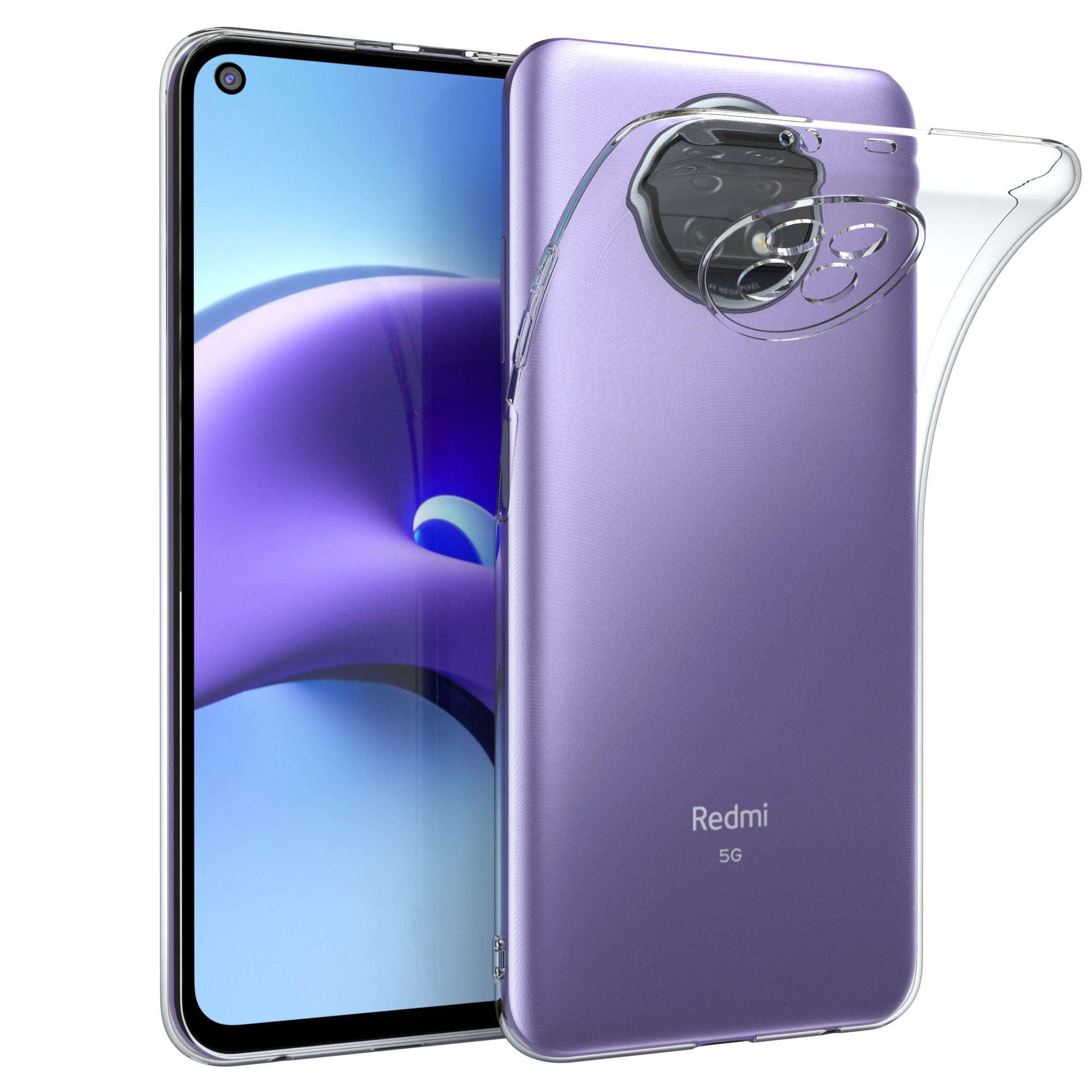 Xiaomi Redmi Note 9T transparentes Slimcover