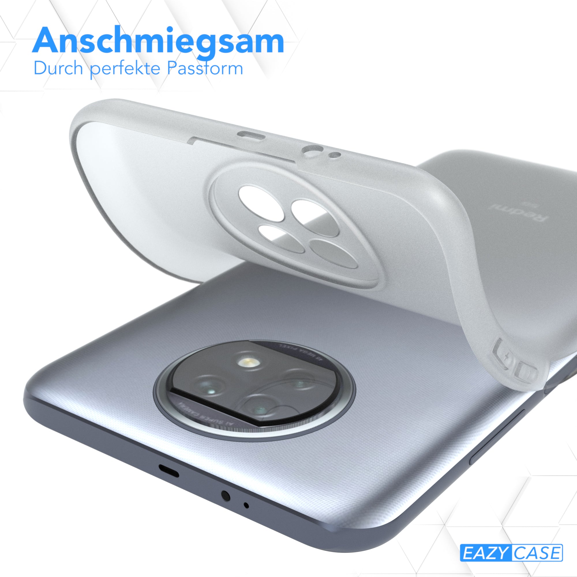 Xiaomi Redmi Note 9T ultradünnes Slimcover aus TPU
