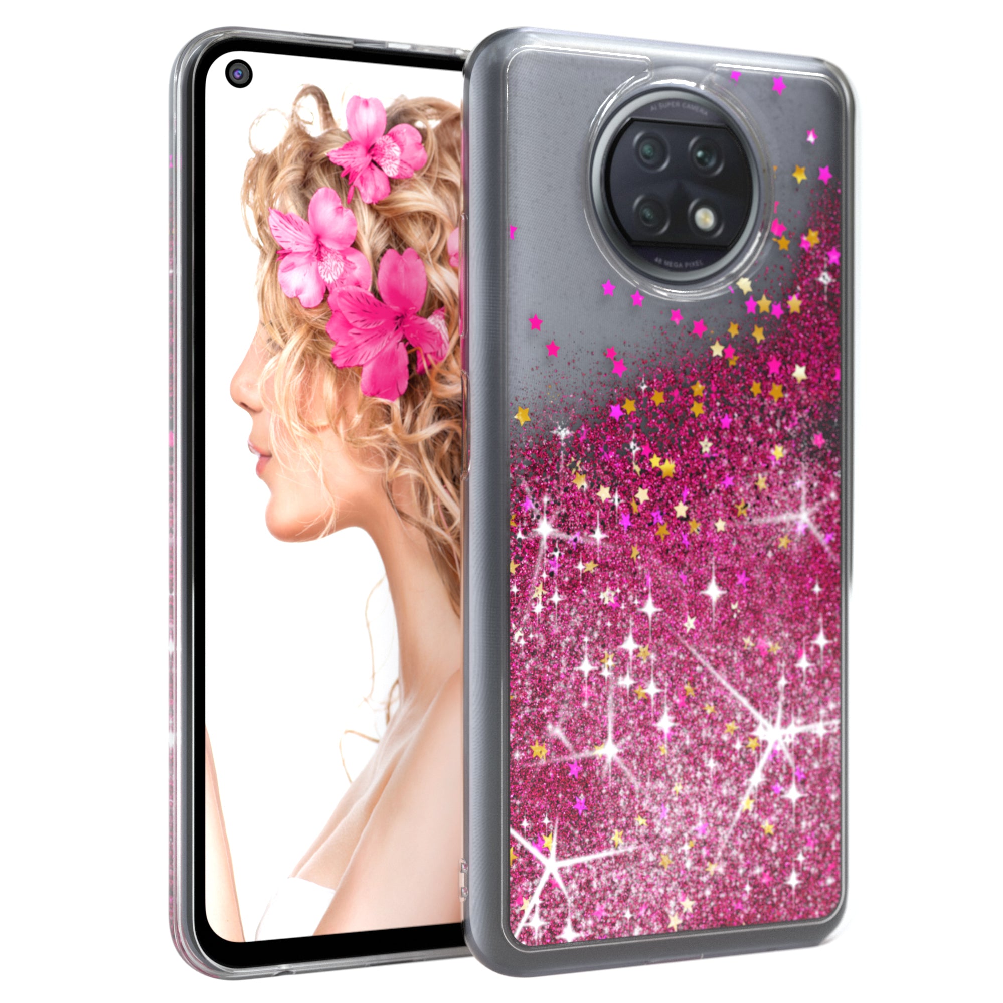 Xiaomi Redmi Note 9T Glitzerhülle