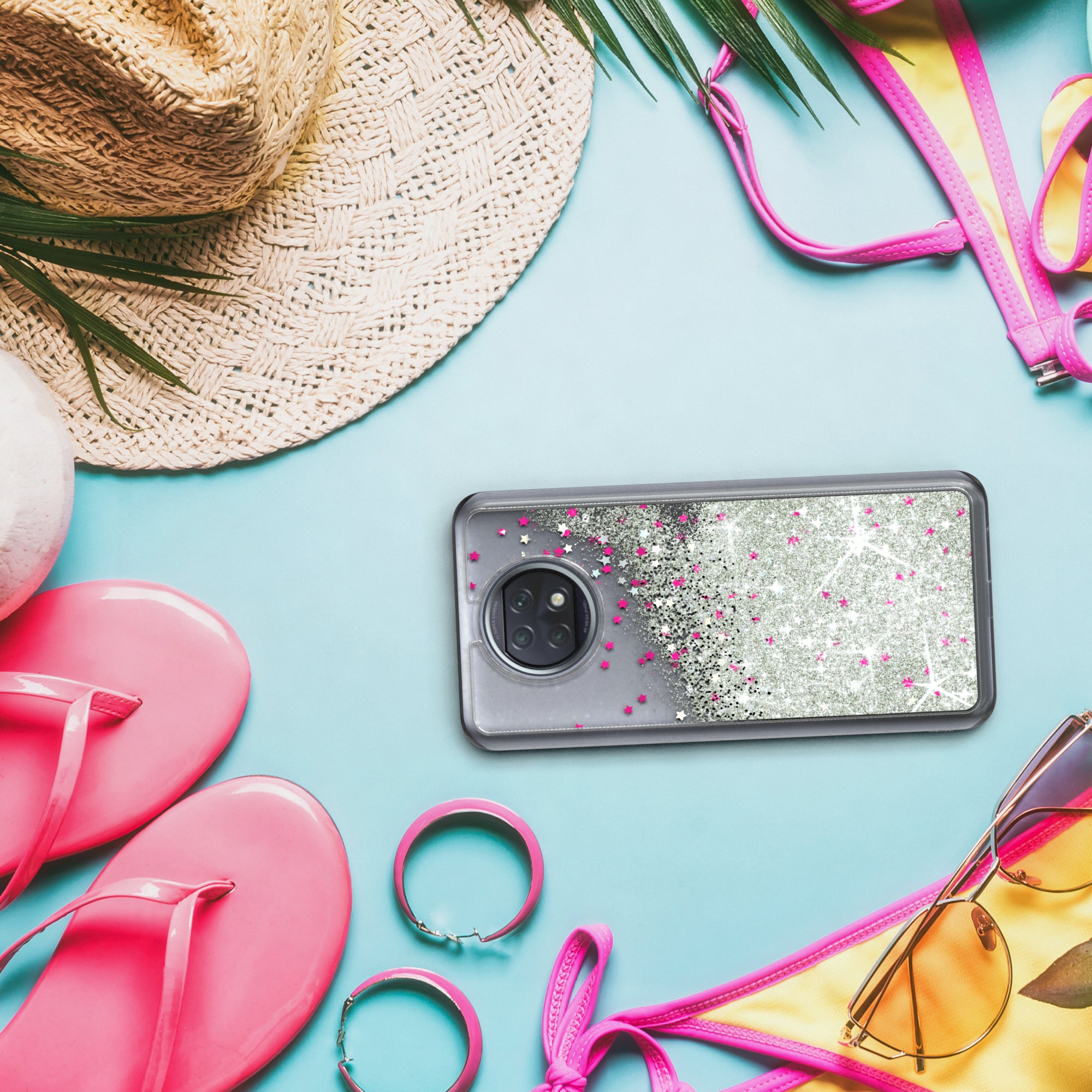 Xiaomi Redmi Note 9T Glitzerhülle