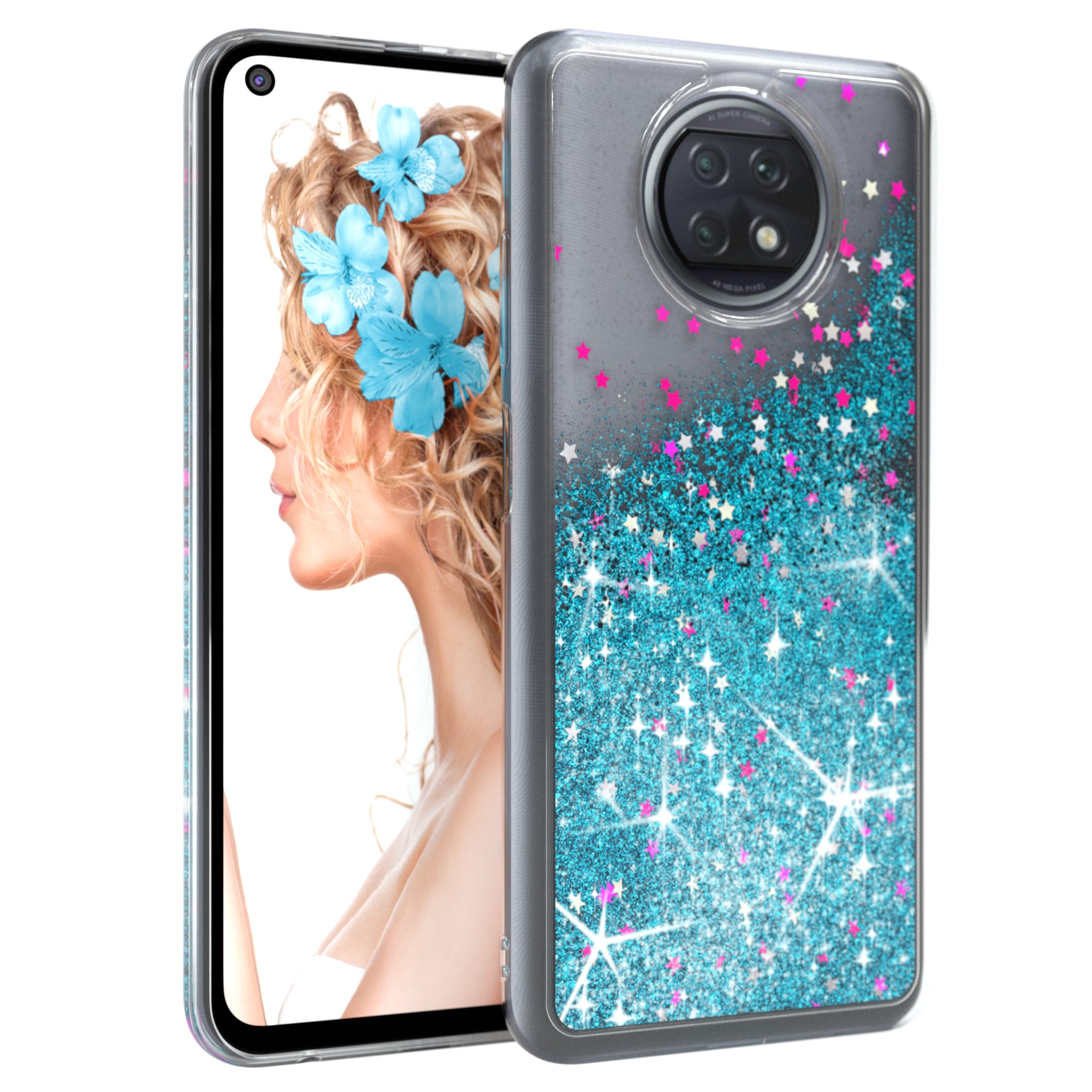 Xiaomi Redmi Note 9T Glitzerhülle