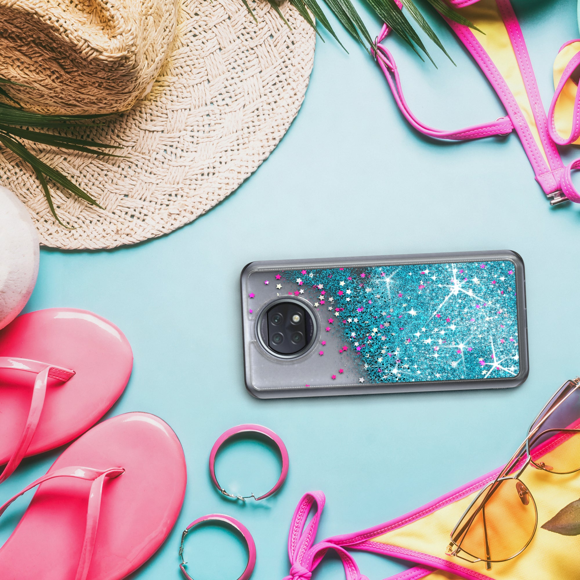 Xiaomi Redmi Note 9T Glitzerhülle