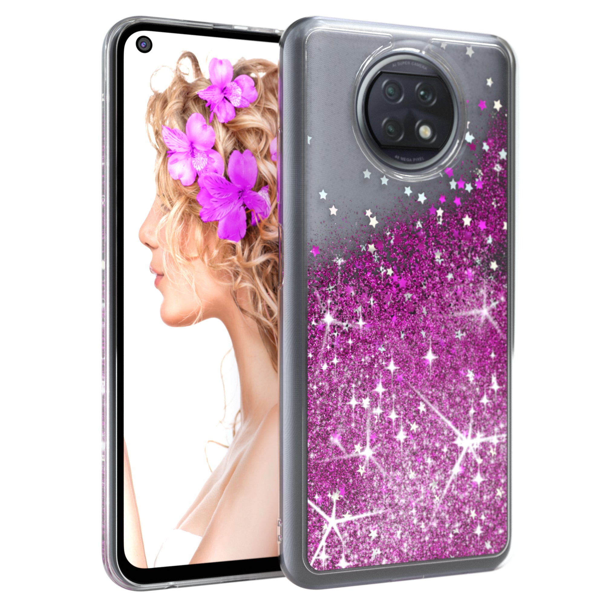 Xiaomi Redmi Note 9T Glitzerhülle