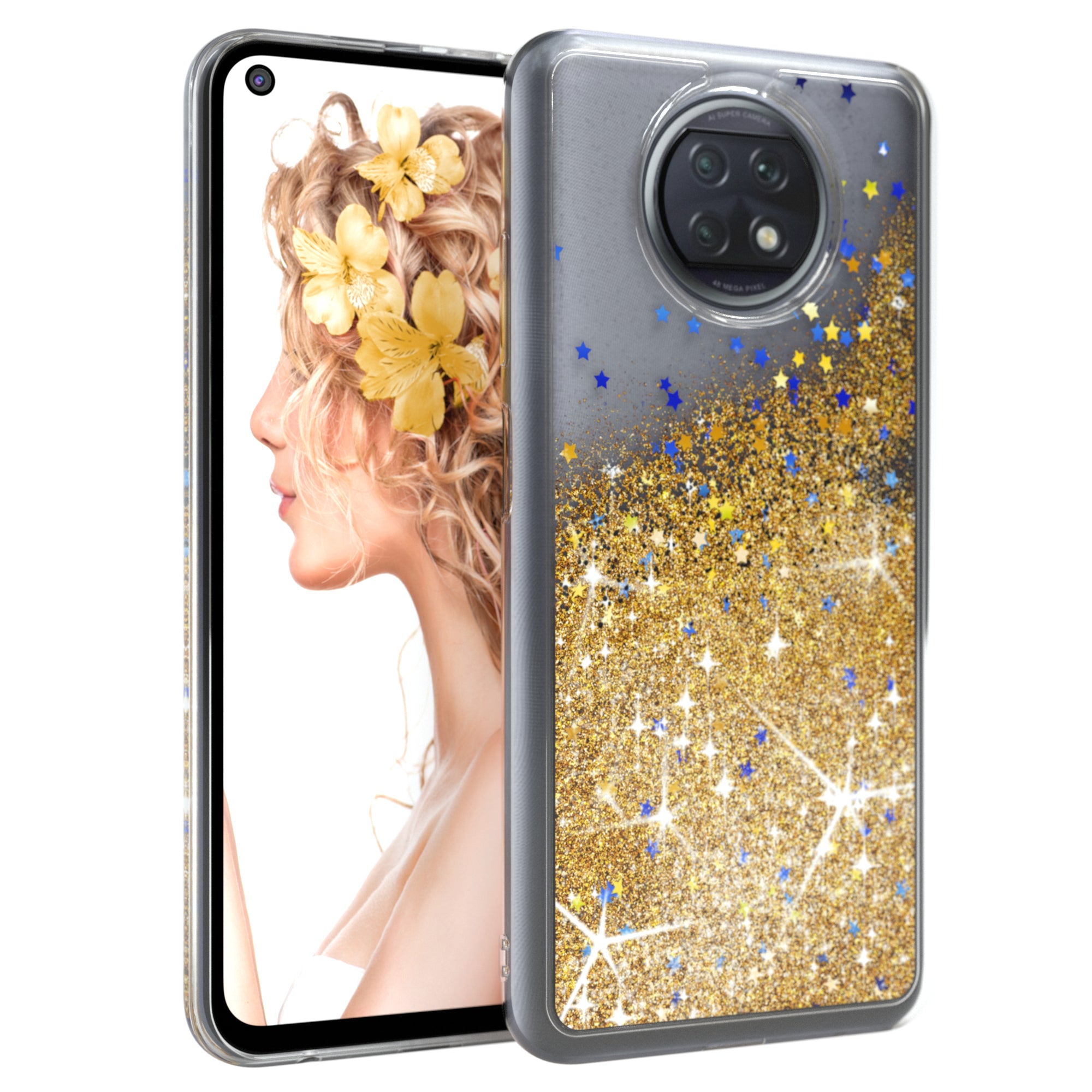 Xiaomi Redmi Note 9T Glitzerhülle
