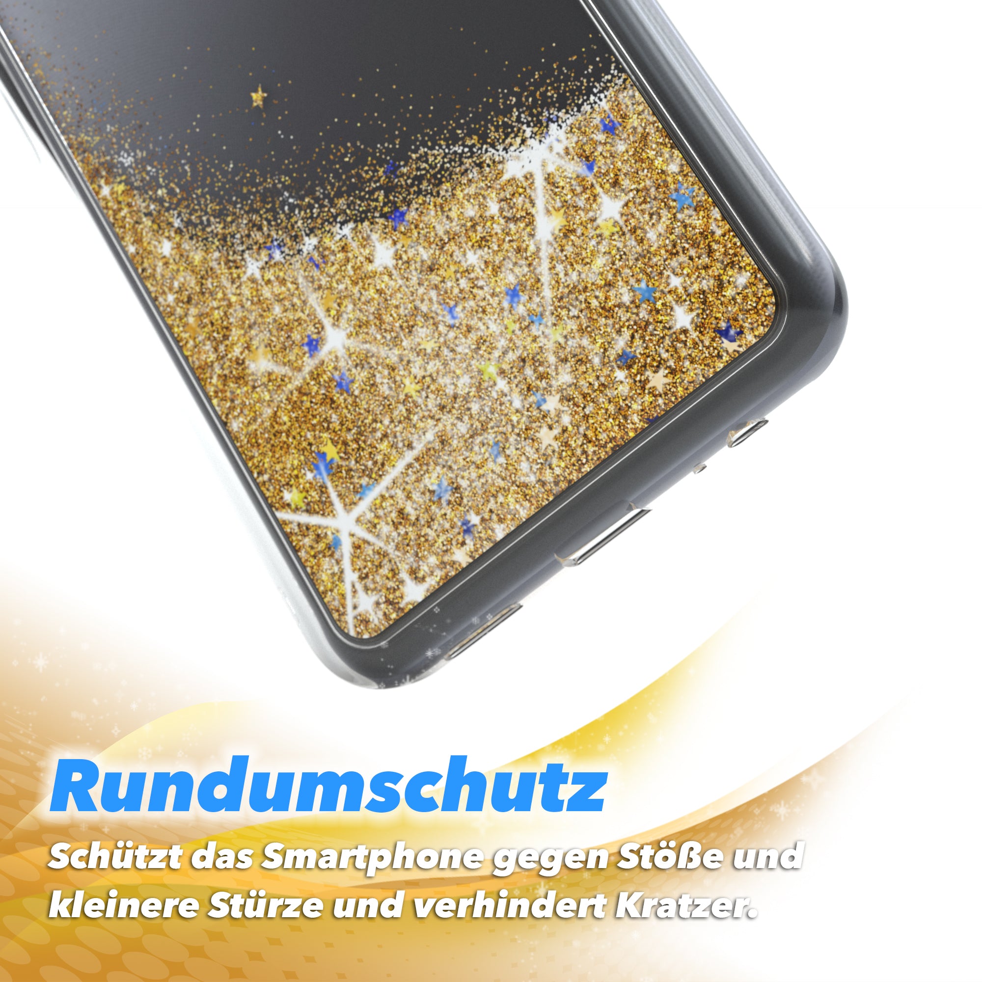 Xiaomi Redmi Note 9T Glitzerhülle