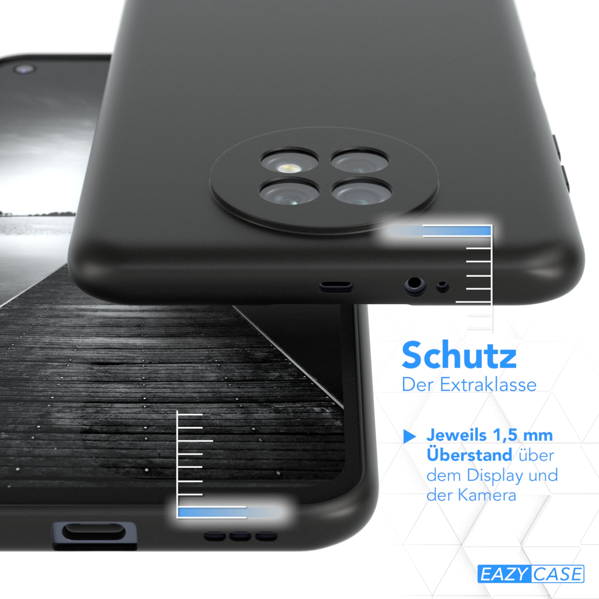 Xiaomi Redmi Note 9T ultradünnes Slimcover aus TPU