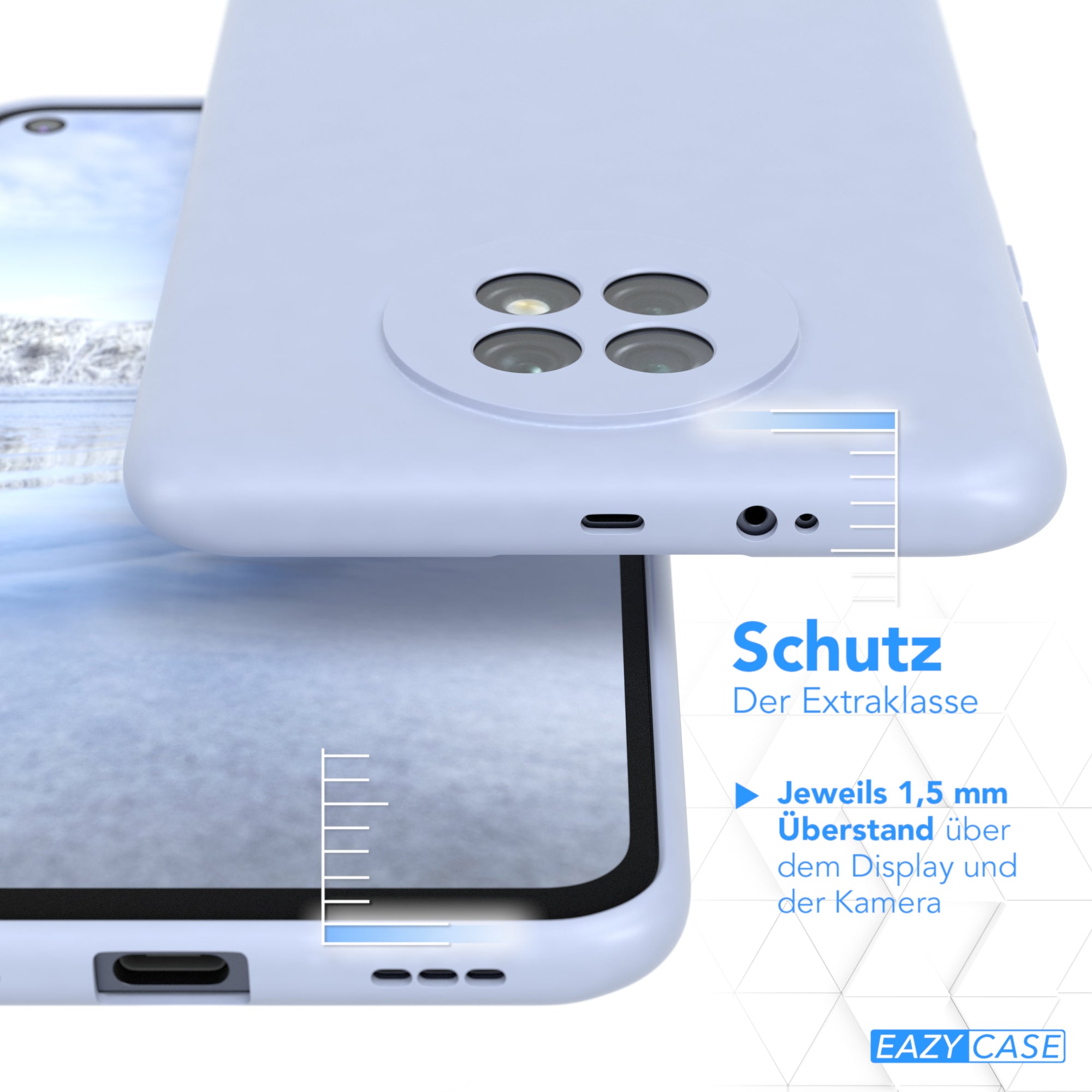 Xiaomi Redmi Note 9T ultradünnes Slimcover aus TPU