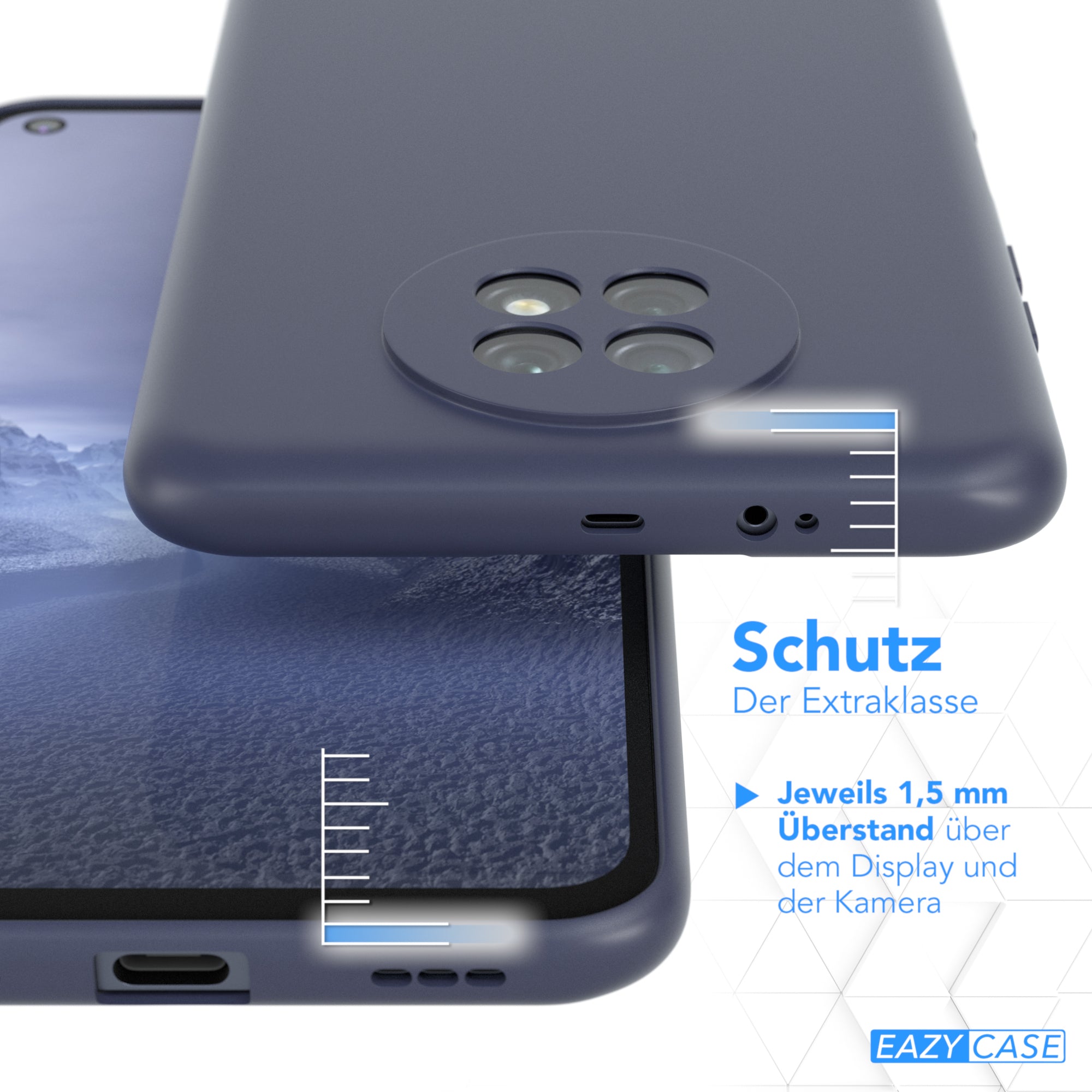 Xiaomi Redmi Note 9T ultradünnes Slimcover aus TPU