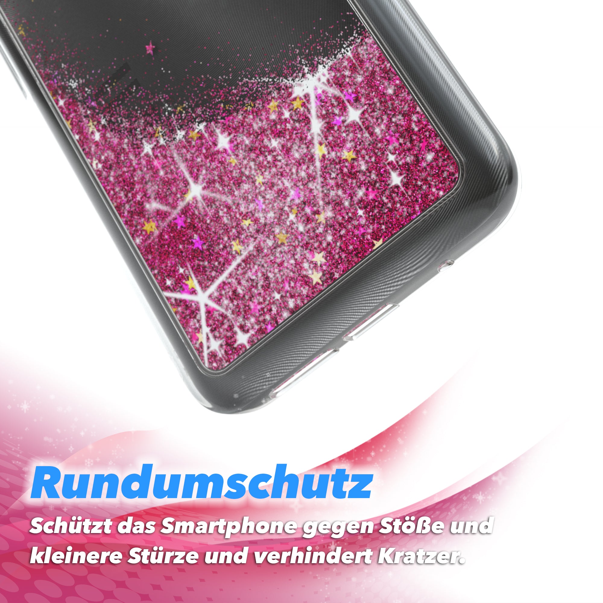 Xiaomi Redmi 9T Glitzerhülle