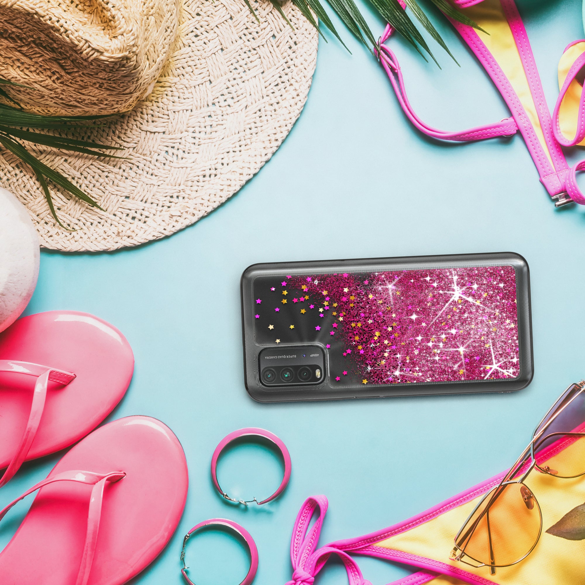 Xiaomi Redmi 9T Glitzerhülle