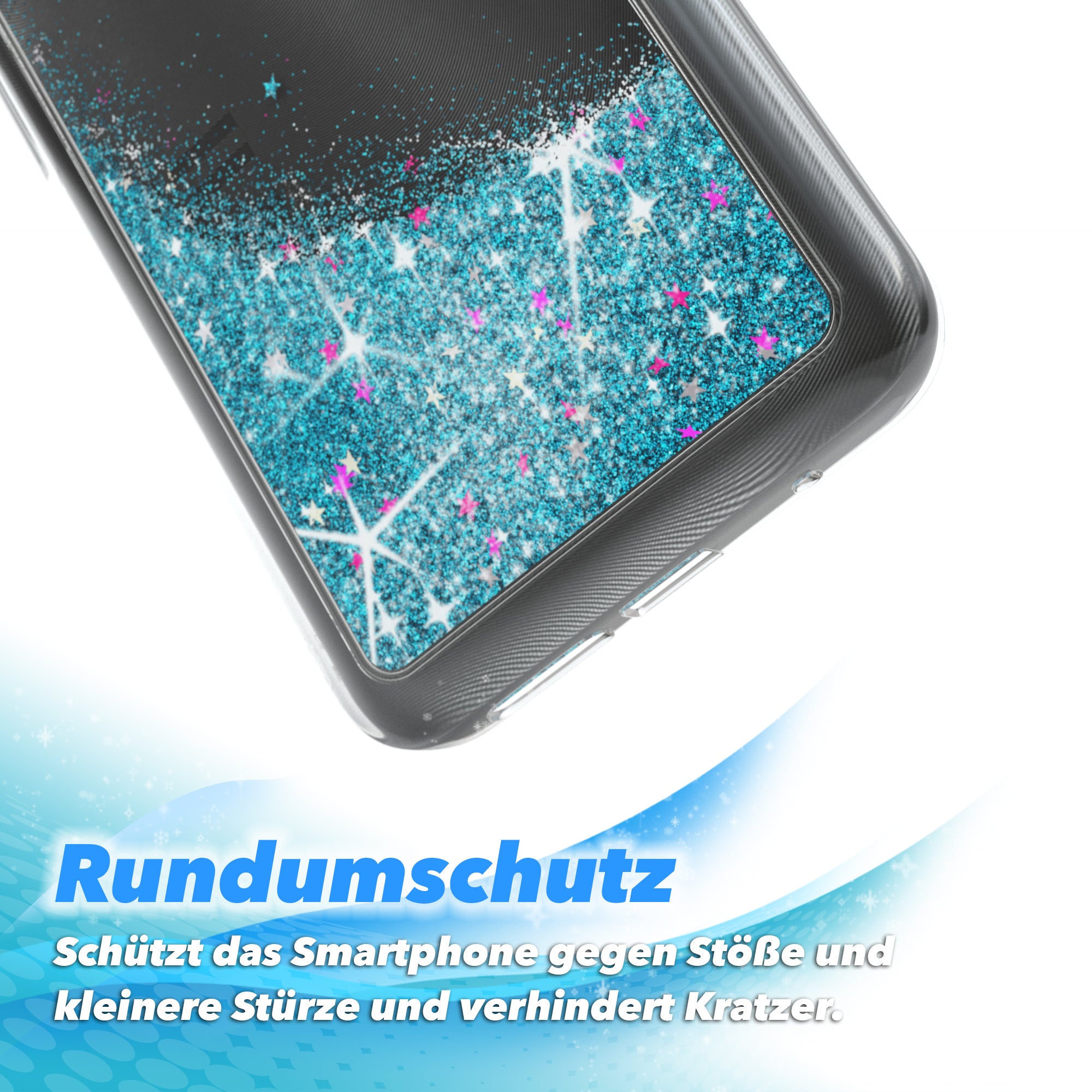 Xiaomi Redmi 9T Glitzerhülle