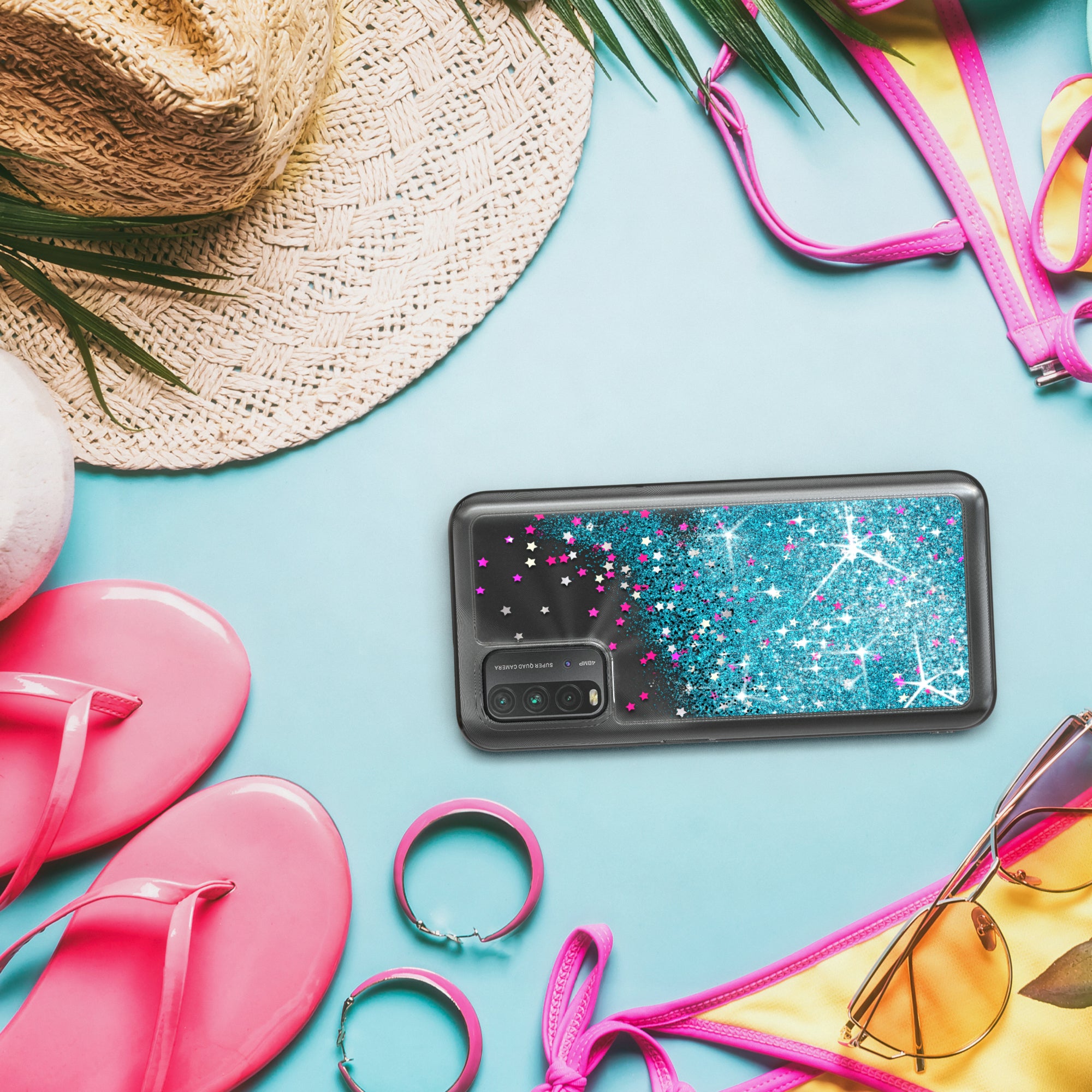 Xiaomi Redmi 9T Glitzerhülle