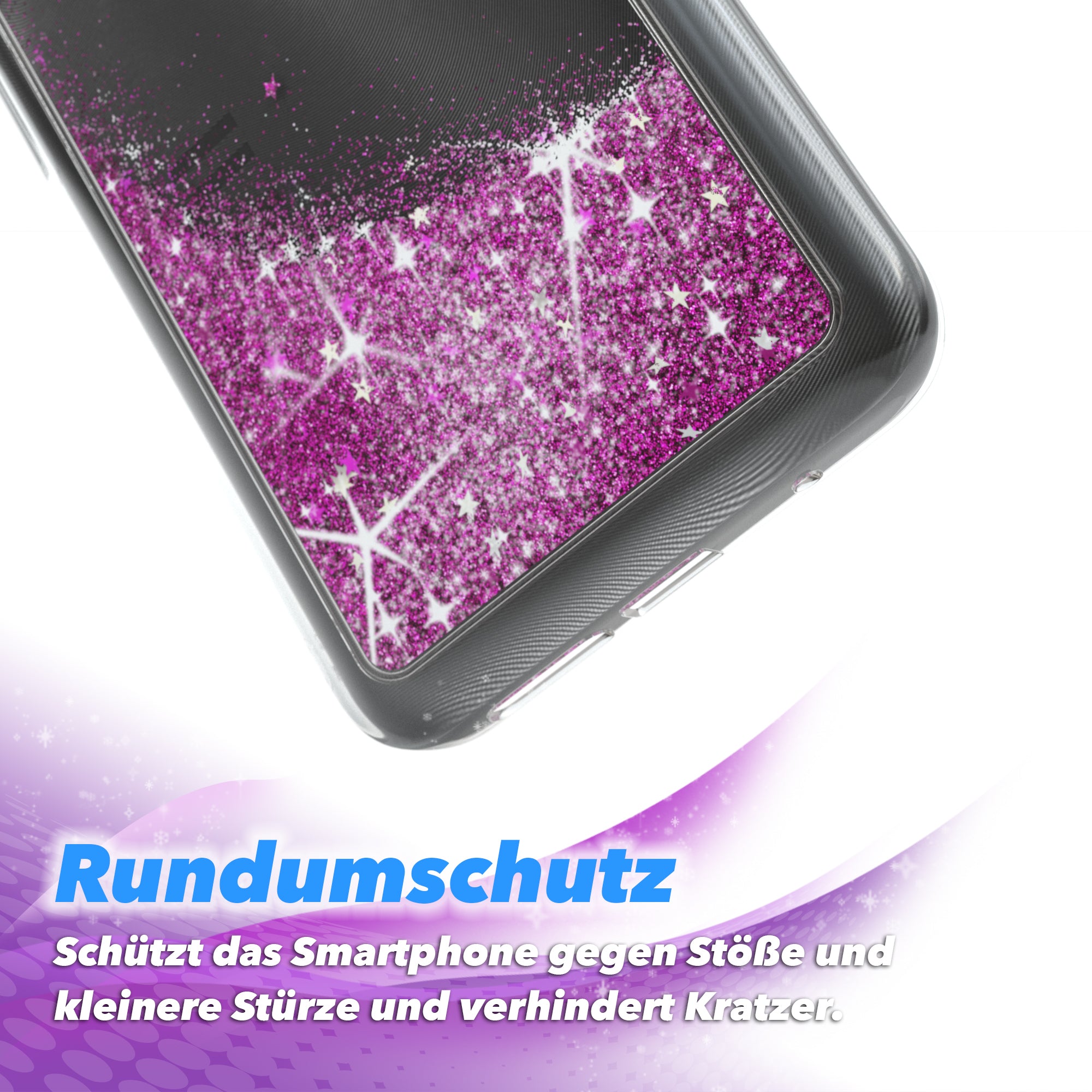 Xiaomi Redmi 9T Glitzerhülle