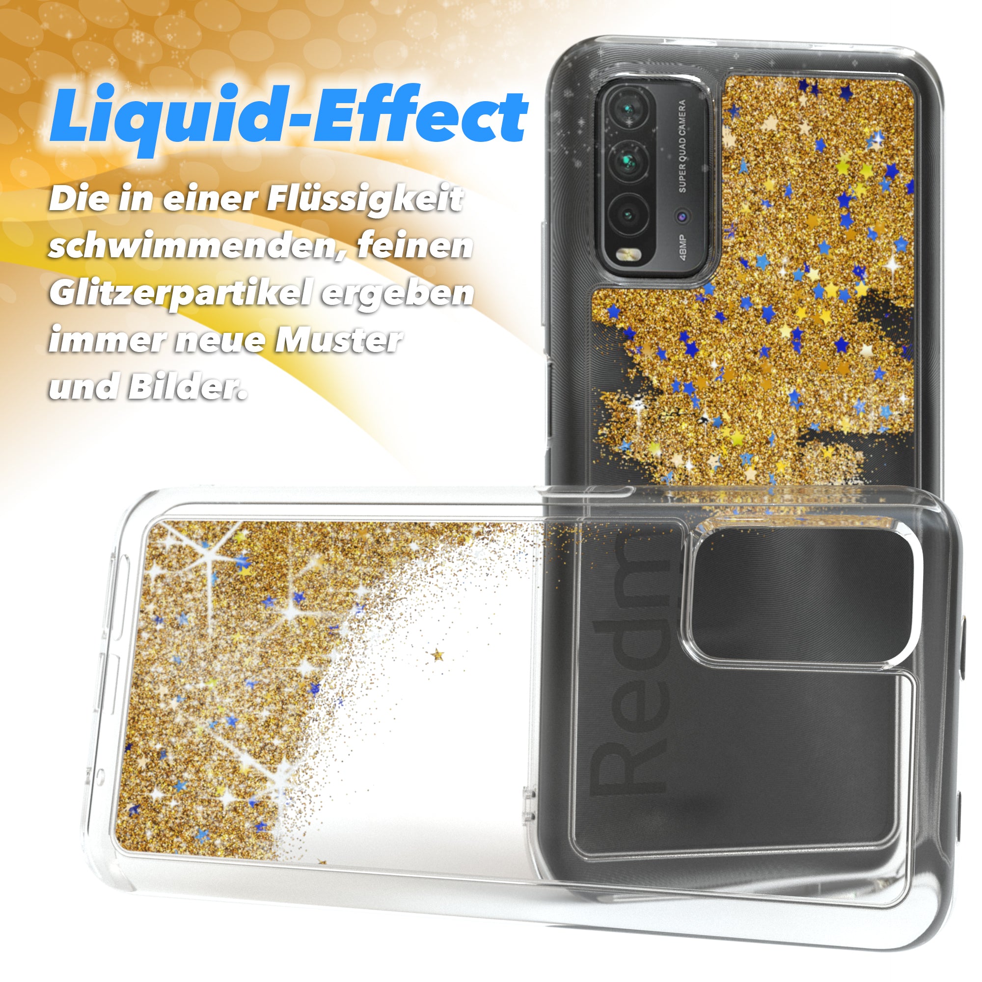 Xiaomi Redmi 9T Glitzerhülle