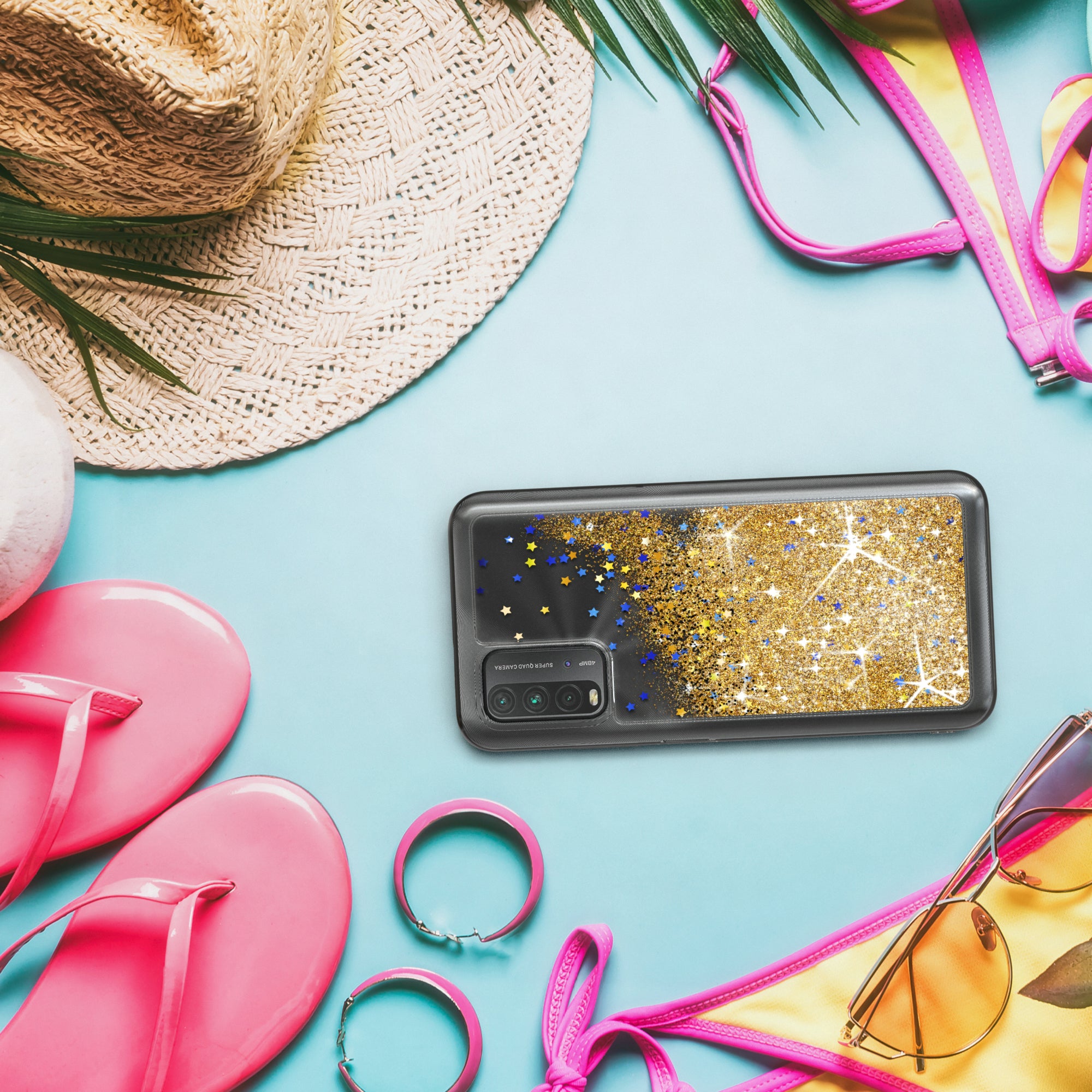 Xiaomi Redmi 9T Glitzerhülle