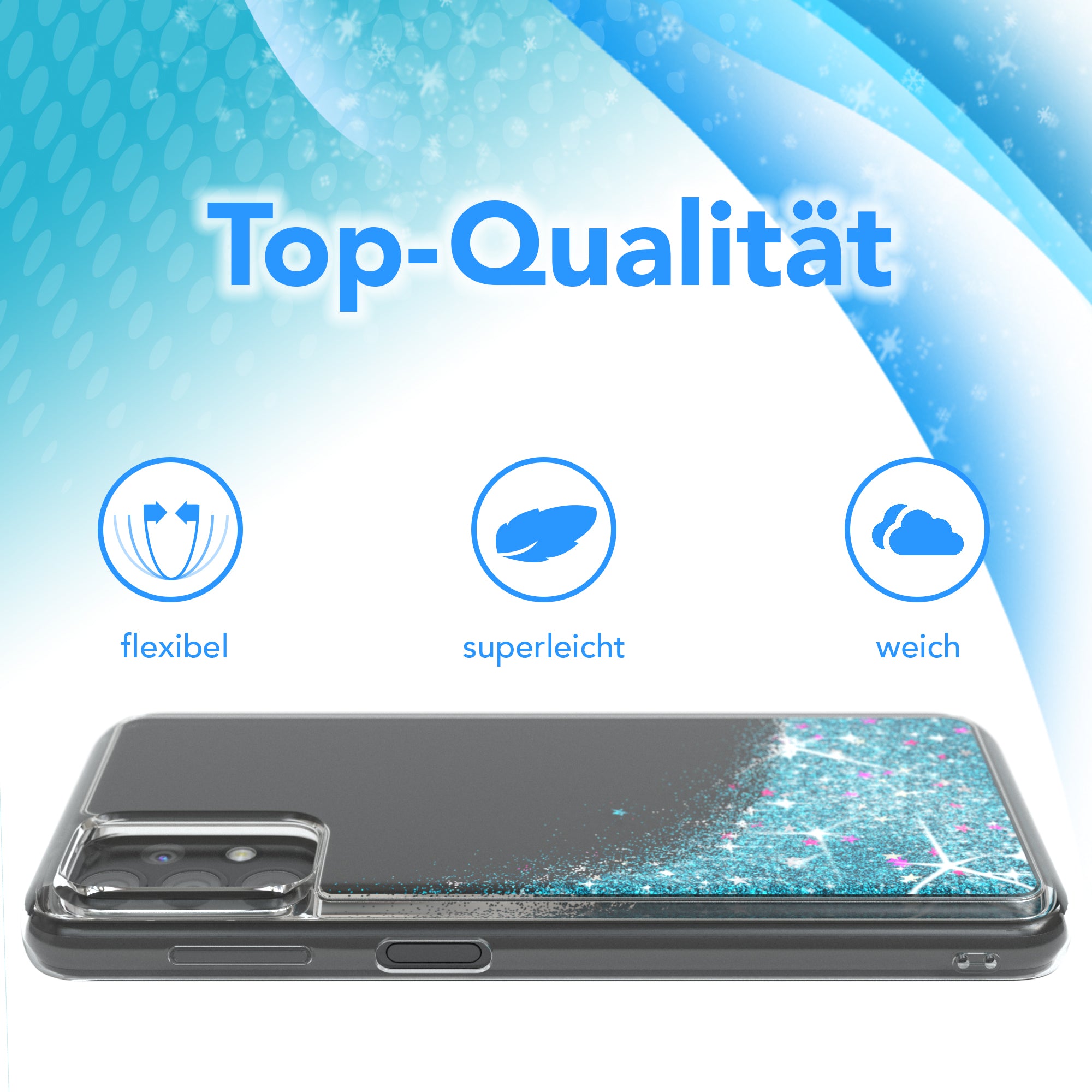 Galaxy A32 5G Glitzerhülle