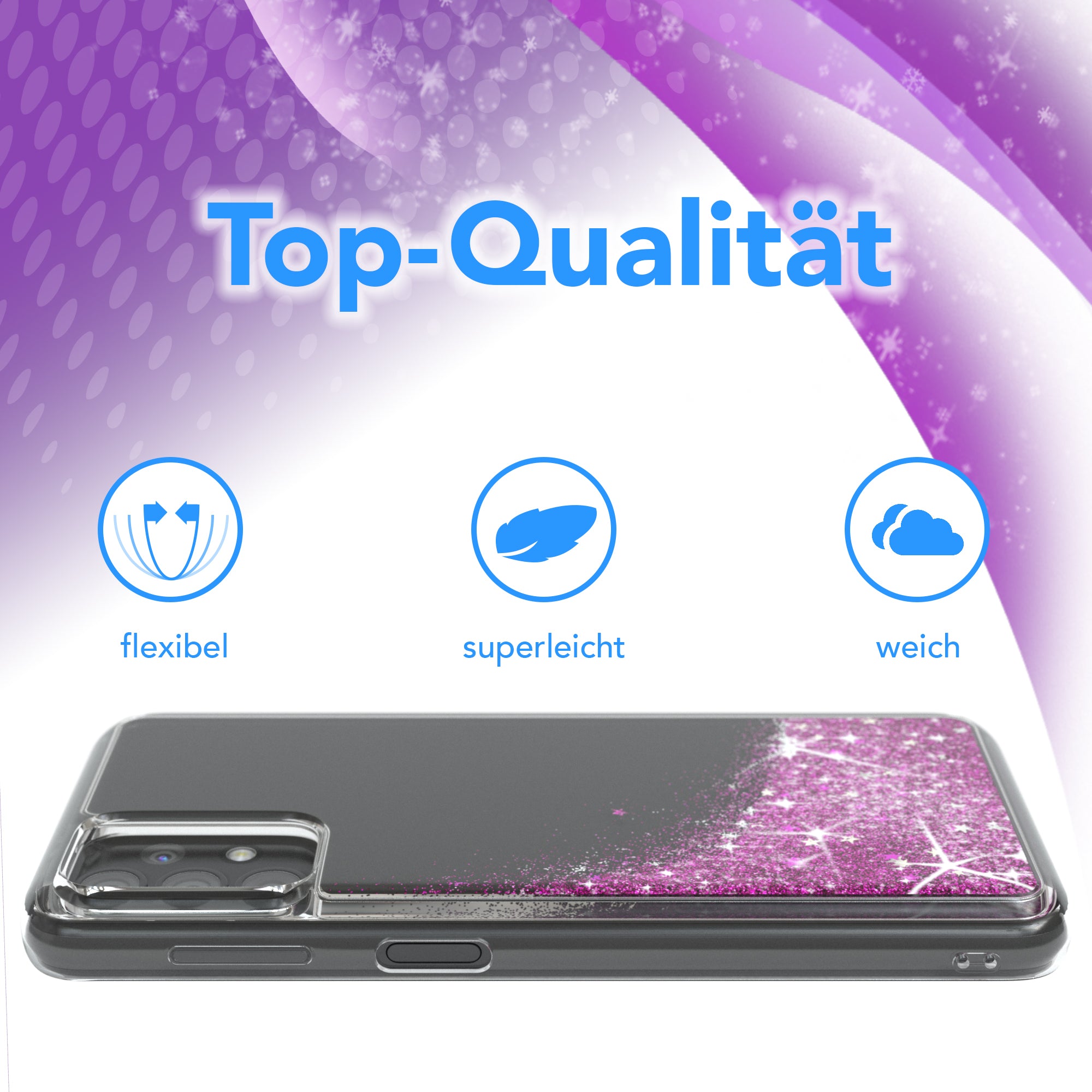 Galaxy A32 5G Glitzerhülle