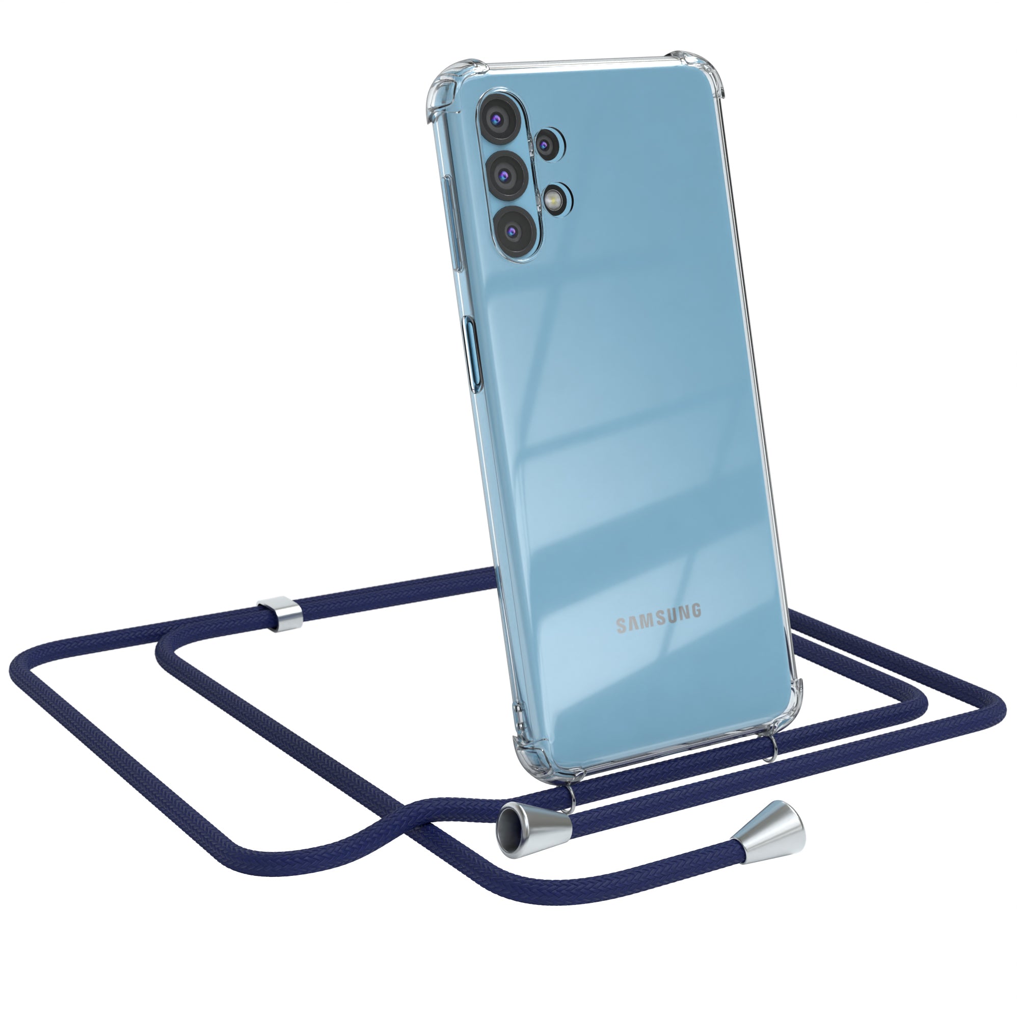 Galaxy A32 5G transparente Hülle + Kordel