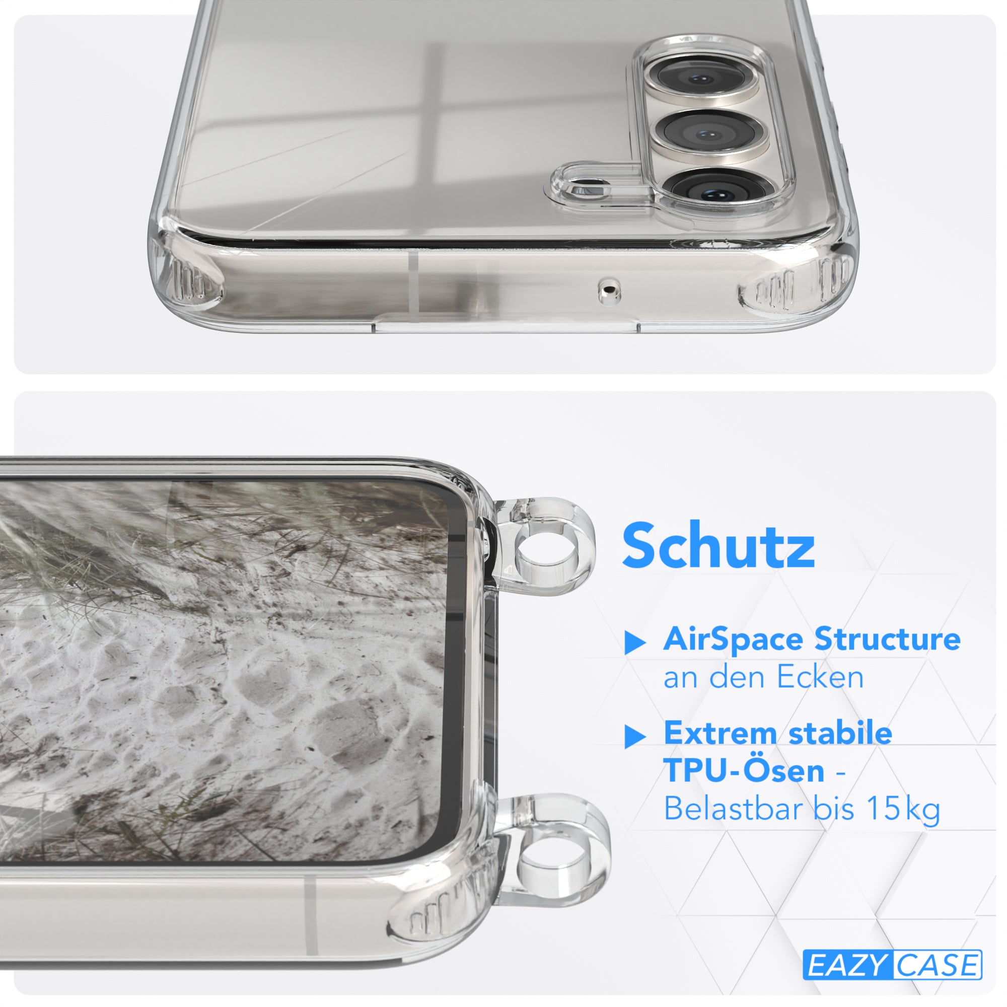 Galaxy S23 Hülle + breites Band