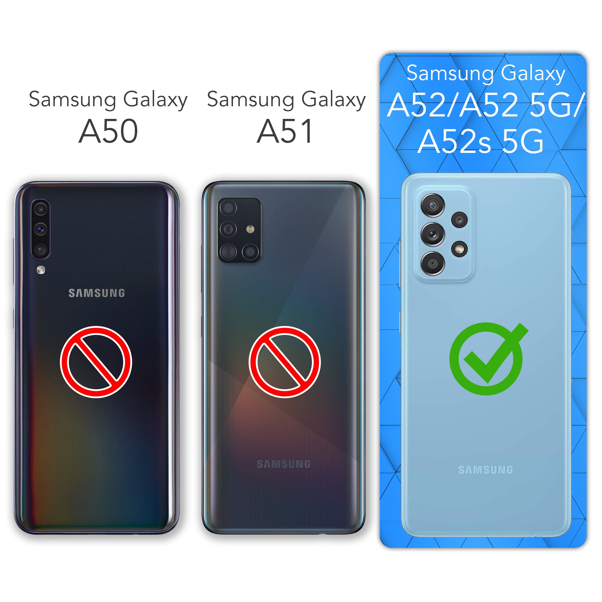 Galaxy A52 / A52 5G / A52s 5G ultradünnes Slimcover aus TPU