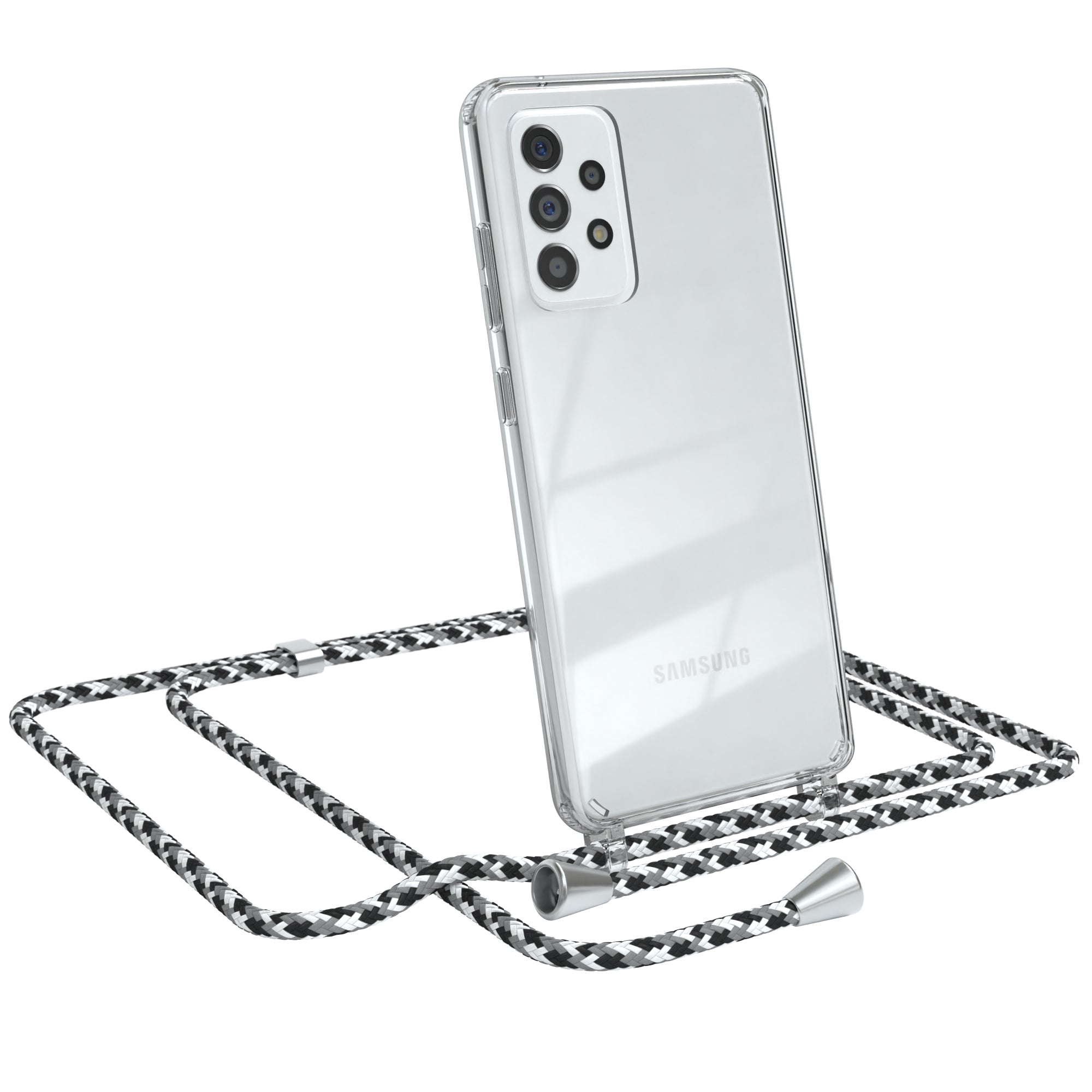 Galaxy A52 / A52 5G / A52s 5G transparente Hülle + Kordel