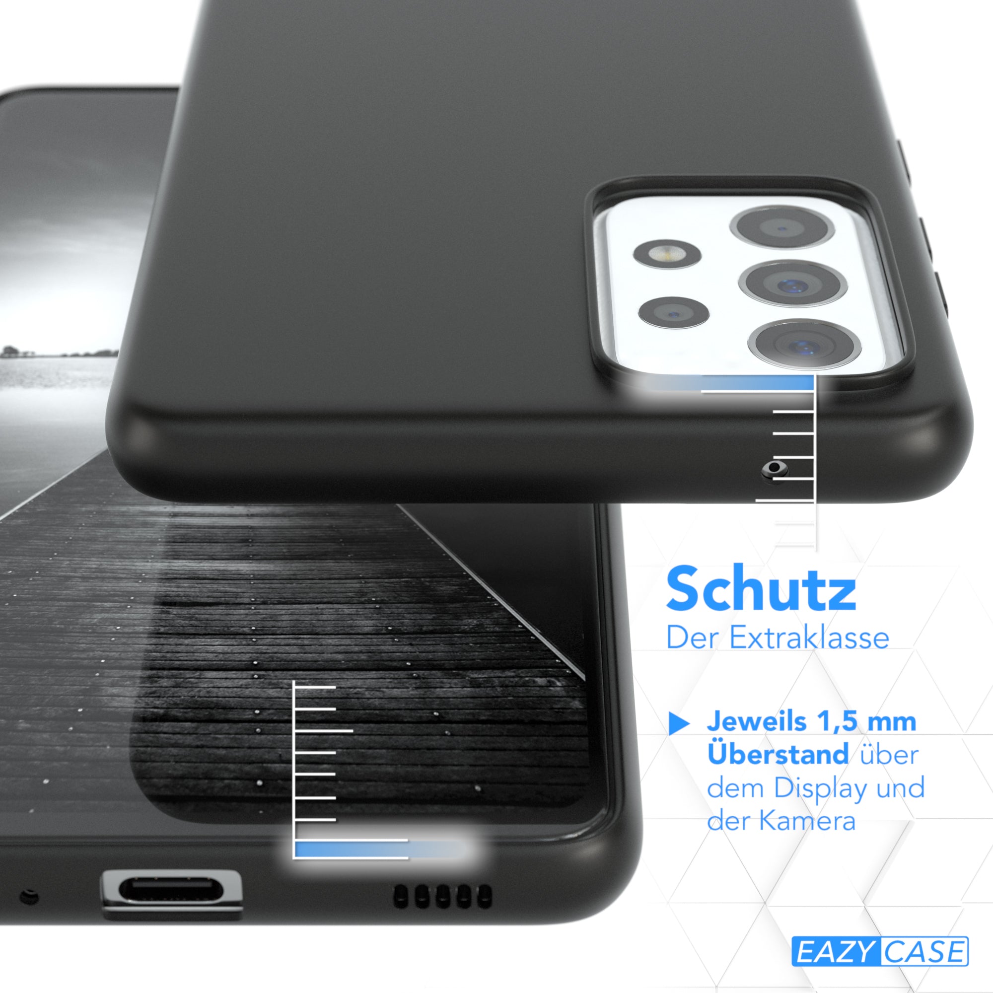 Galaxy A72 / A72 5G ultradünnes Slimcover aus TPU