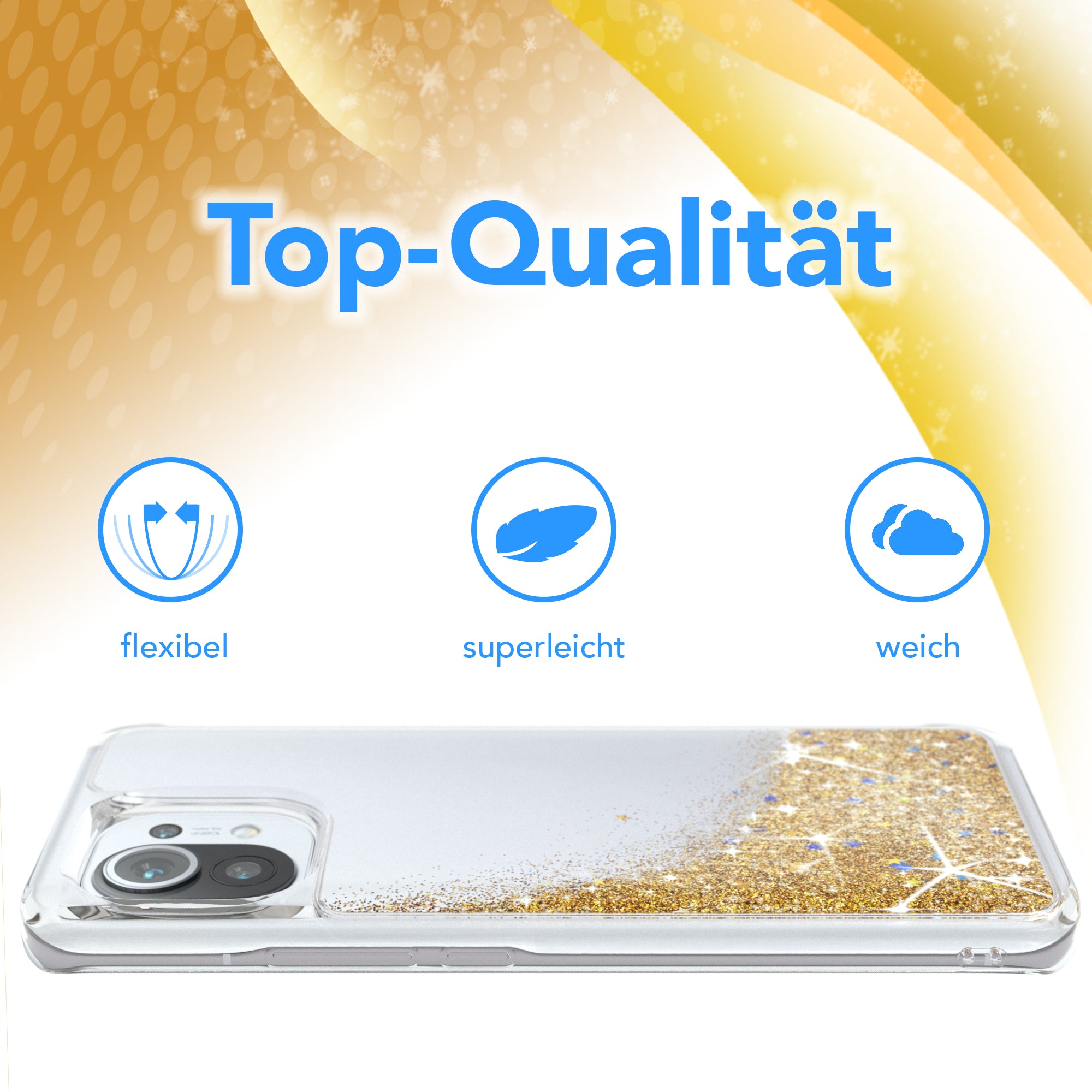 Xiaomi Mi 11 5G Glitzerhülle