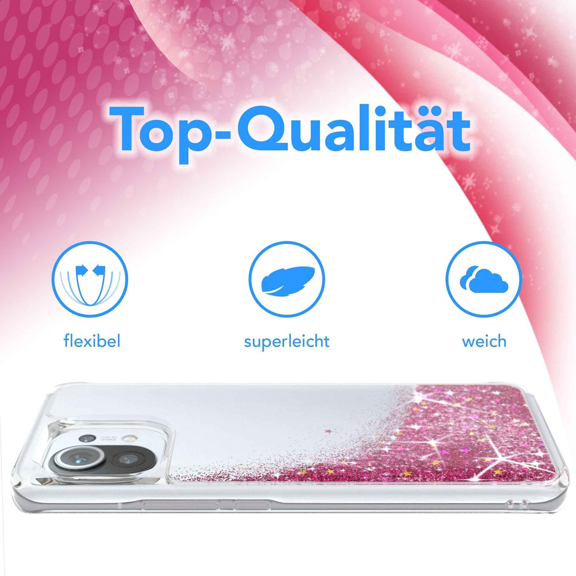 Xiaomi Mi 11 5G Glitzerhülle