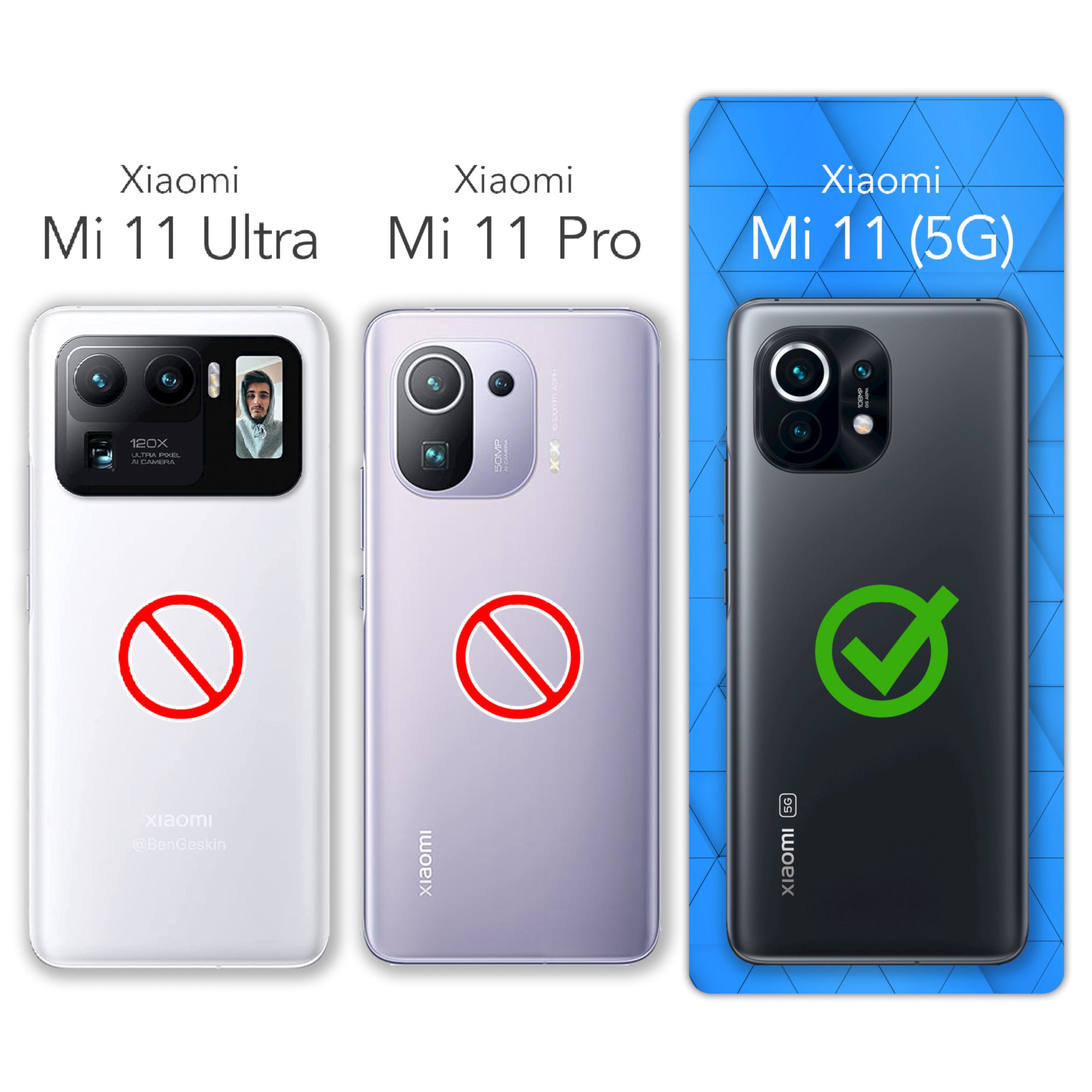 Xiaomi Mi 11 5G Glitzerhülle