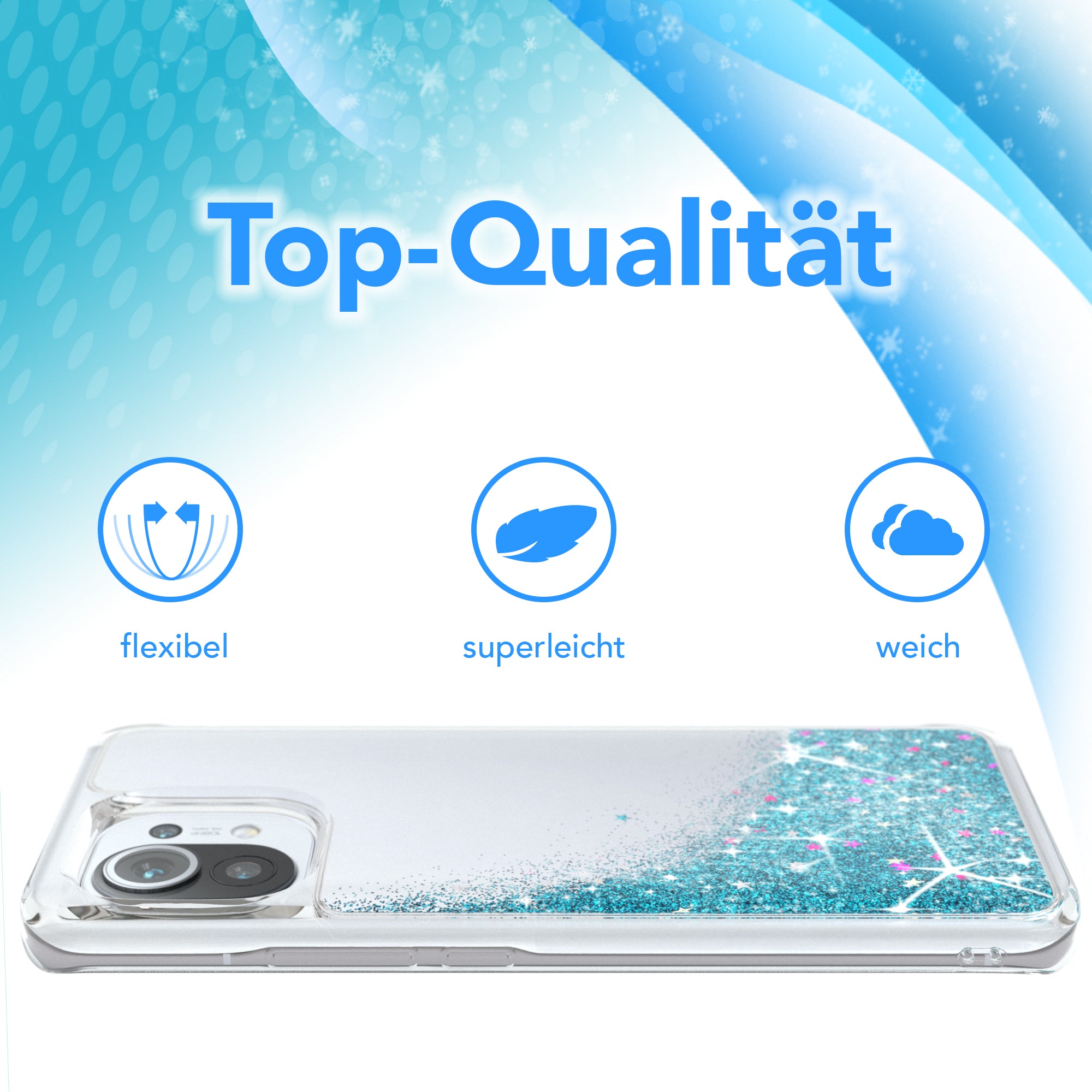 Xiaomi Mi 11 5G Glitzerhülle
