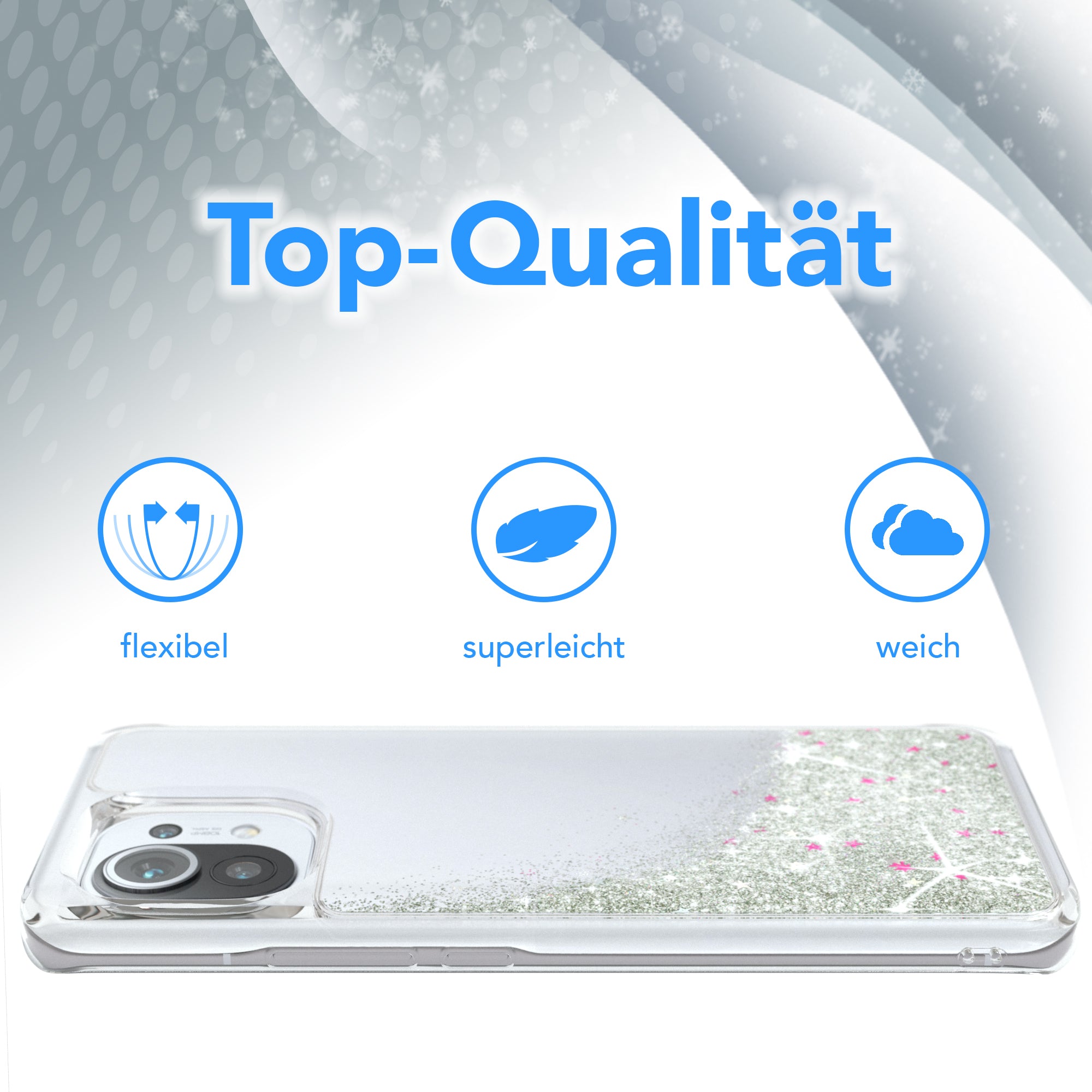 Xiaomi Mi 11 5G Glitzerhülle