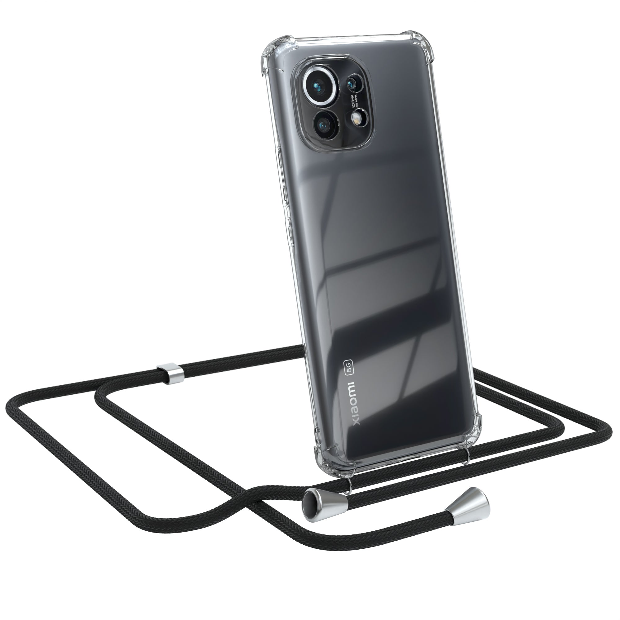 Xiaomi Mi 11 5G transparente Hülle + Kordel