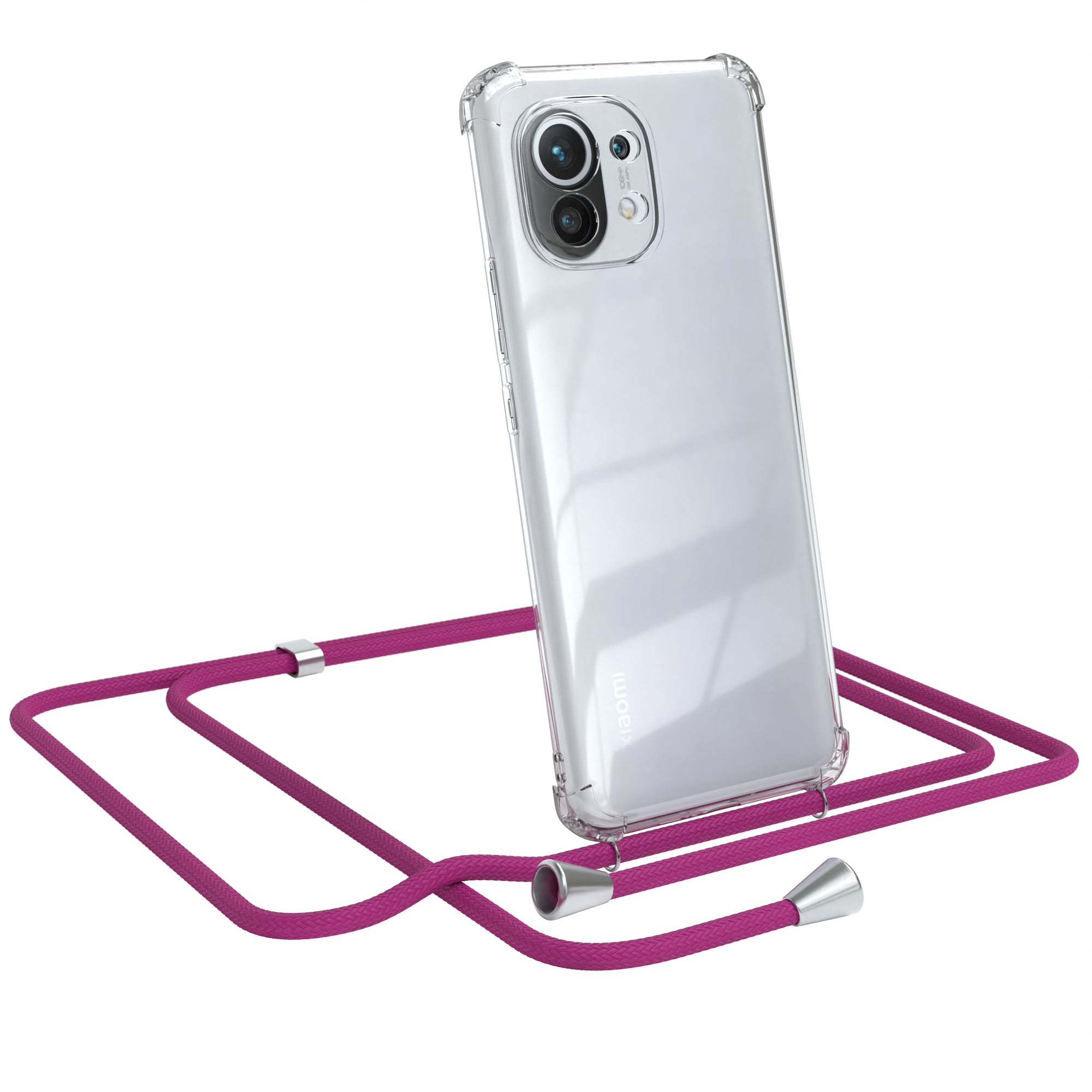 Xiaomi Mi 11 5G transparente Hülle + Kordel