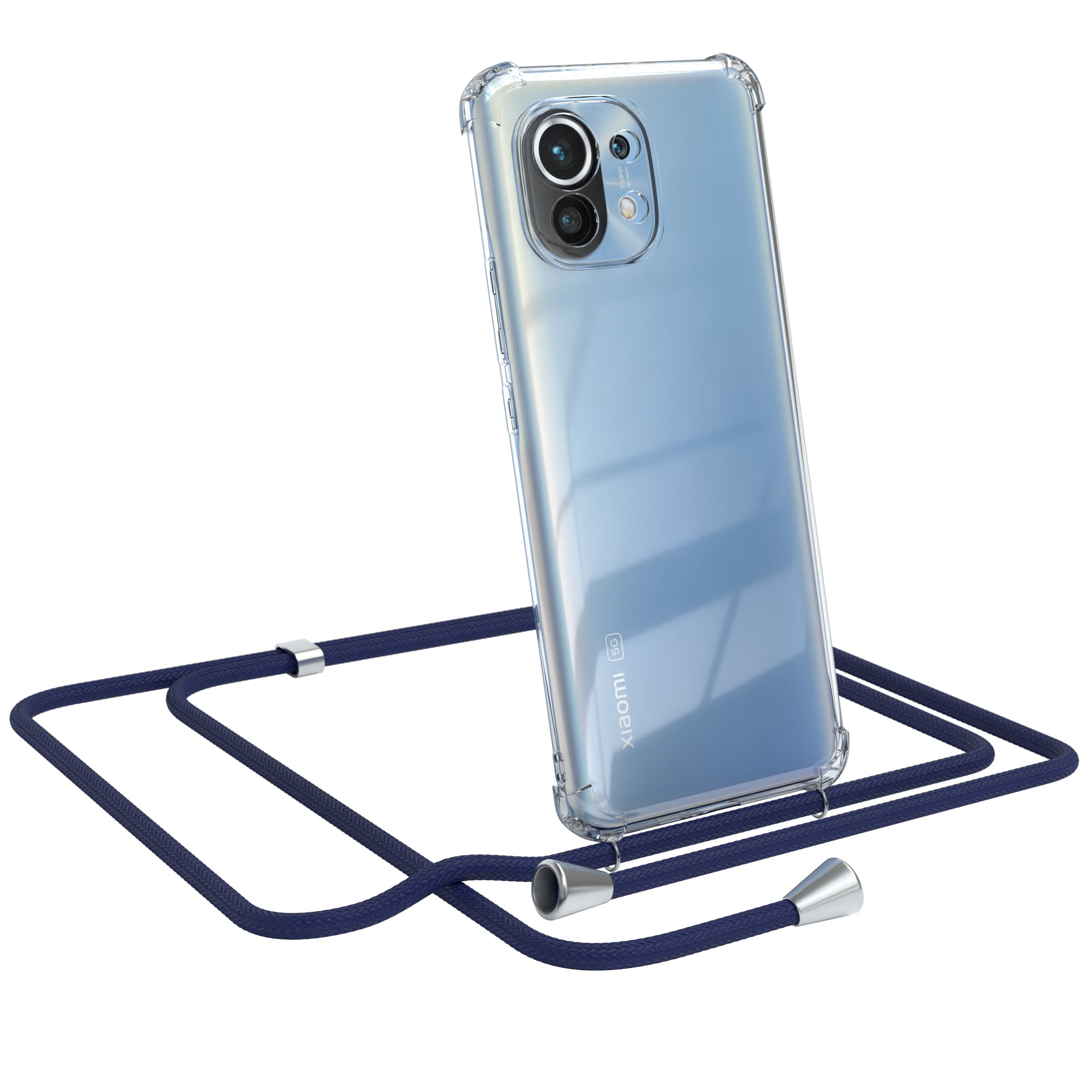 Xiaomi Mi 11 5G transparente Hülle + Kordel