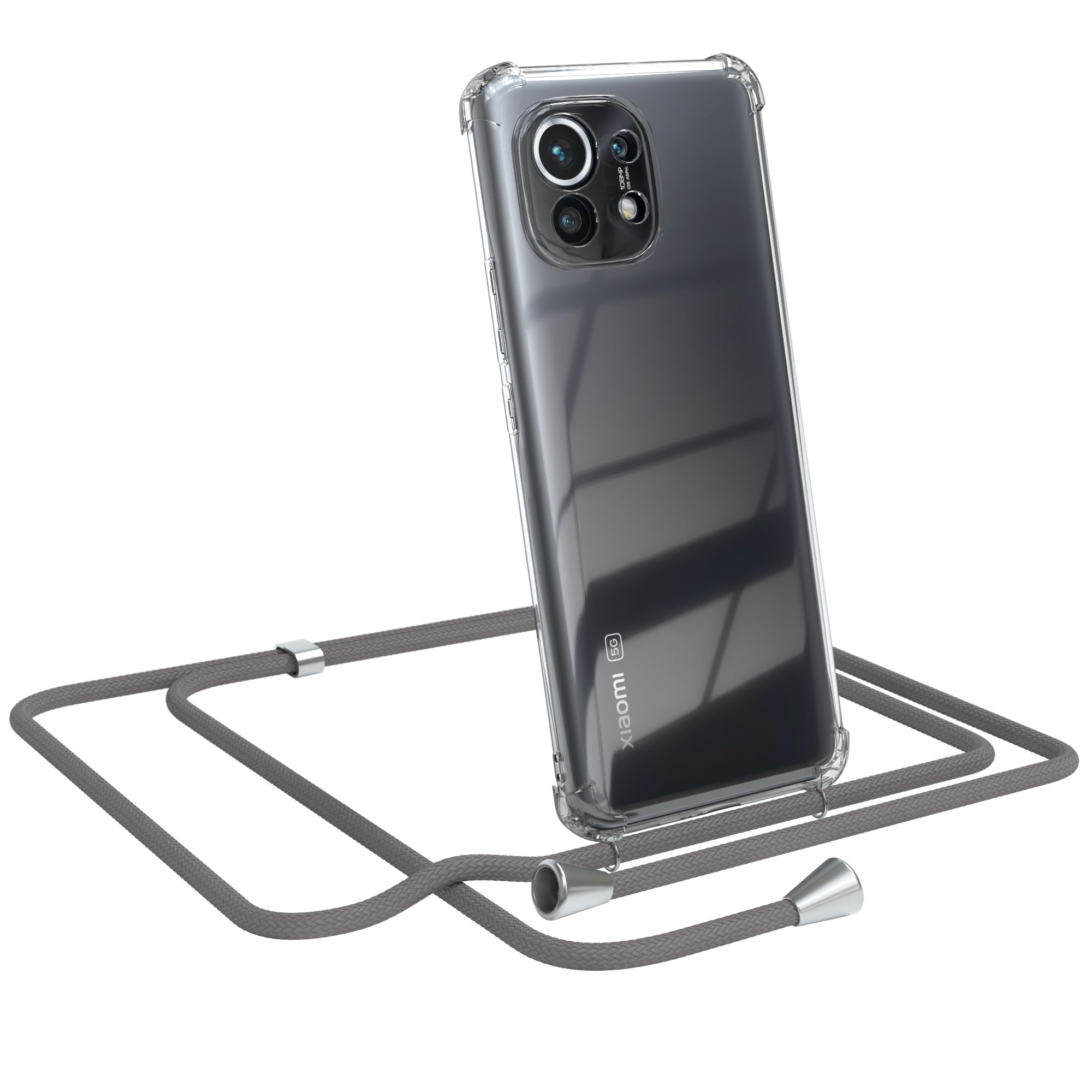 Xiaomi Mi 11 5G transparente Hülle + Kordel