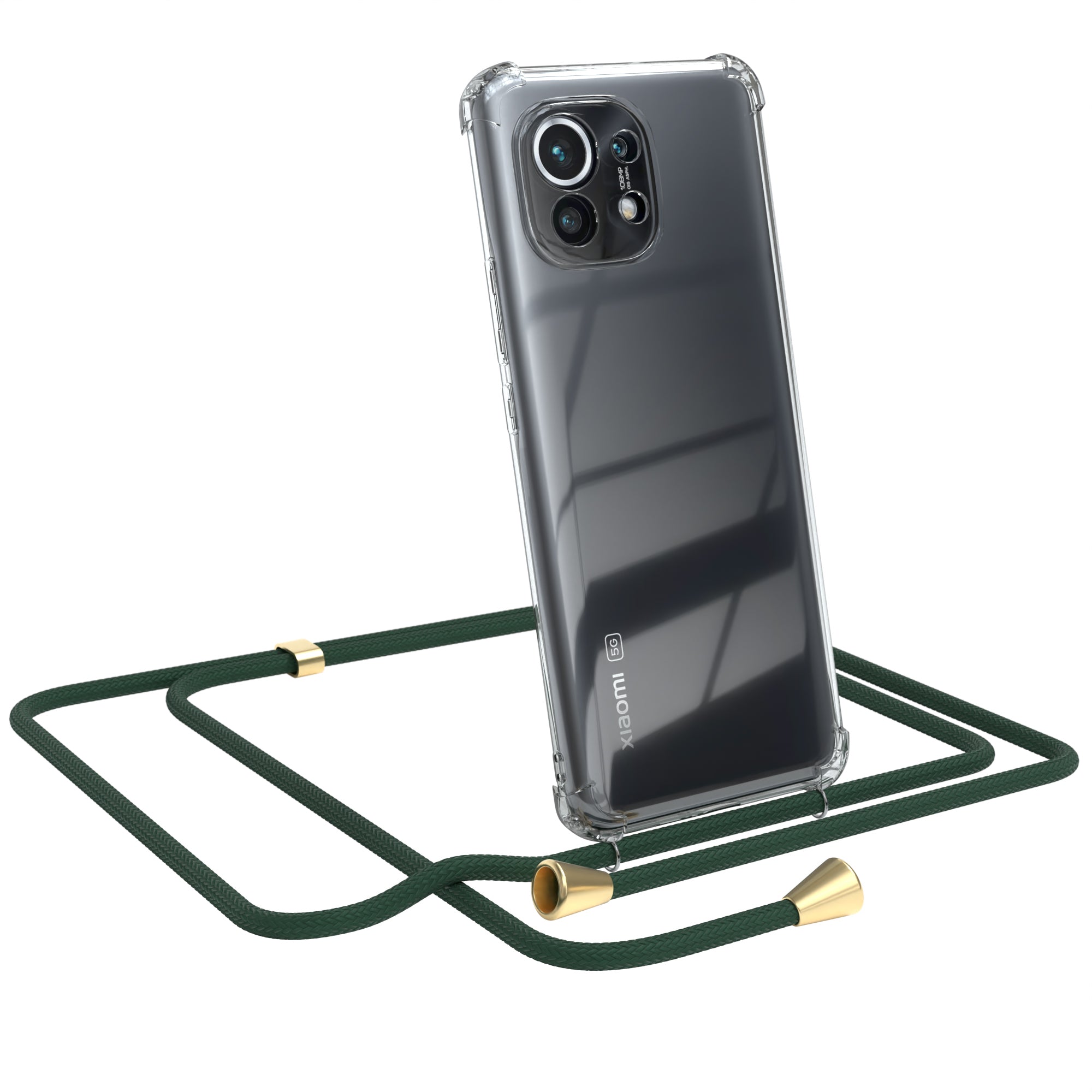 Xiaomi Mi 11 5G transparente Hülle + Kordel
