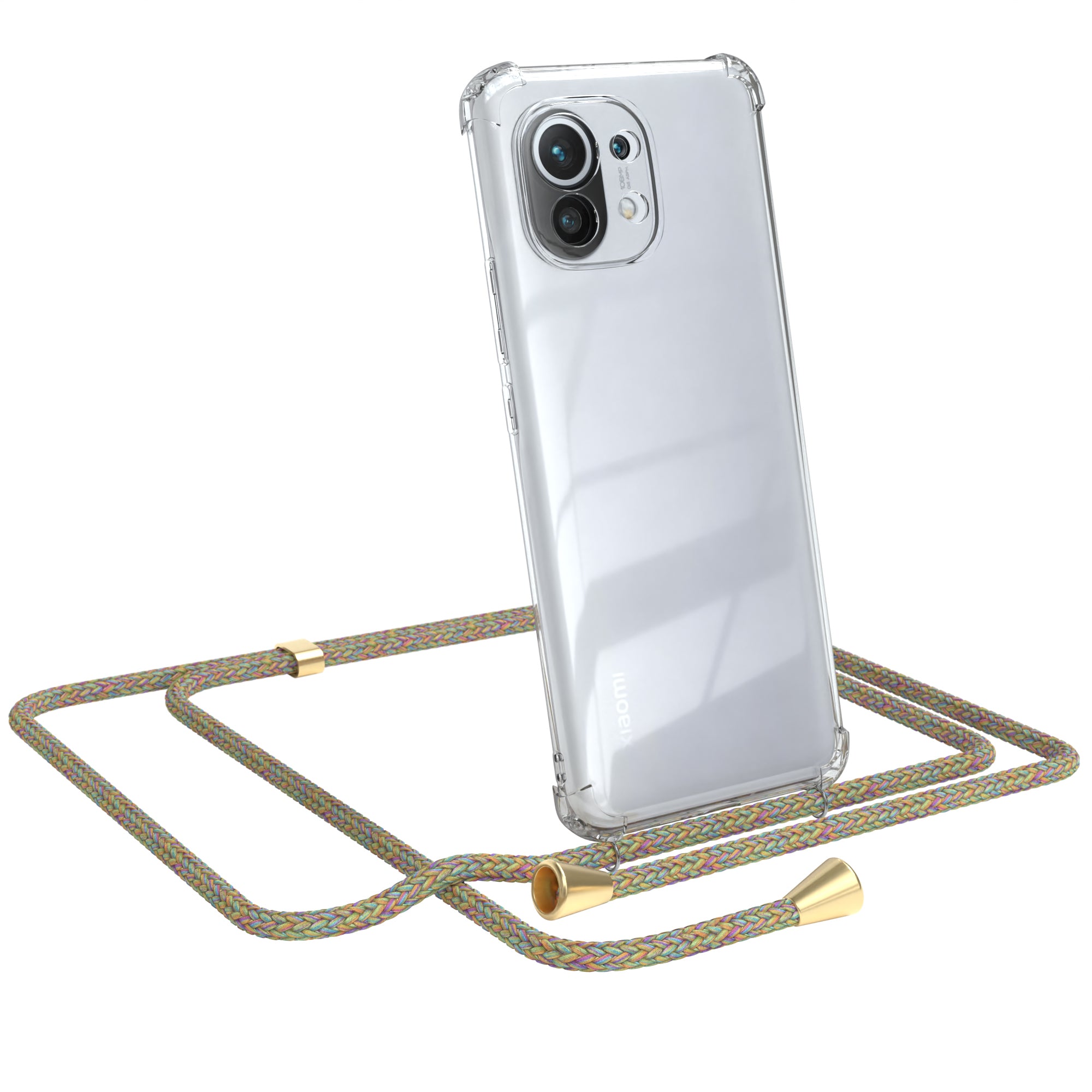 Xiaomi Mi 11 5G transparente Hülle + Kordel
